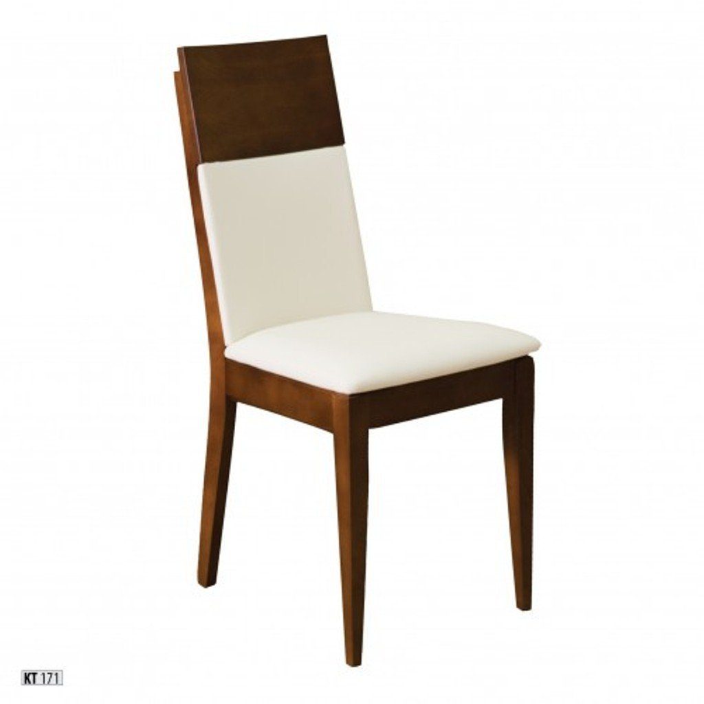 JVmoebel Massiv Sessel Stuhl Holz Neu Lounge Holz Textil Stuhl, Polster Lehnstuhl Stühle Leder Braun