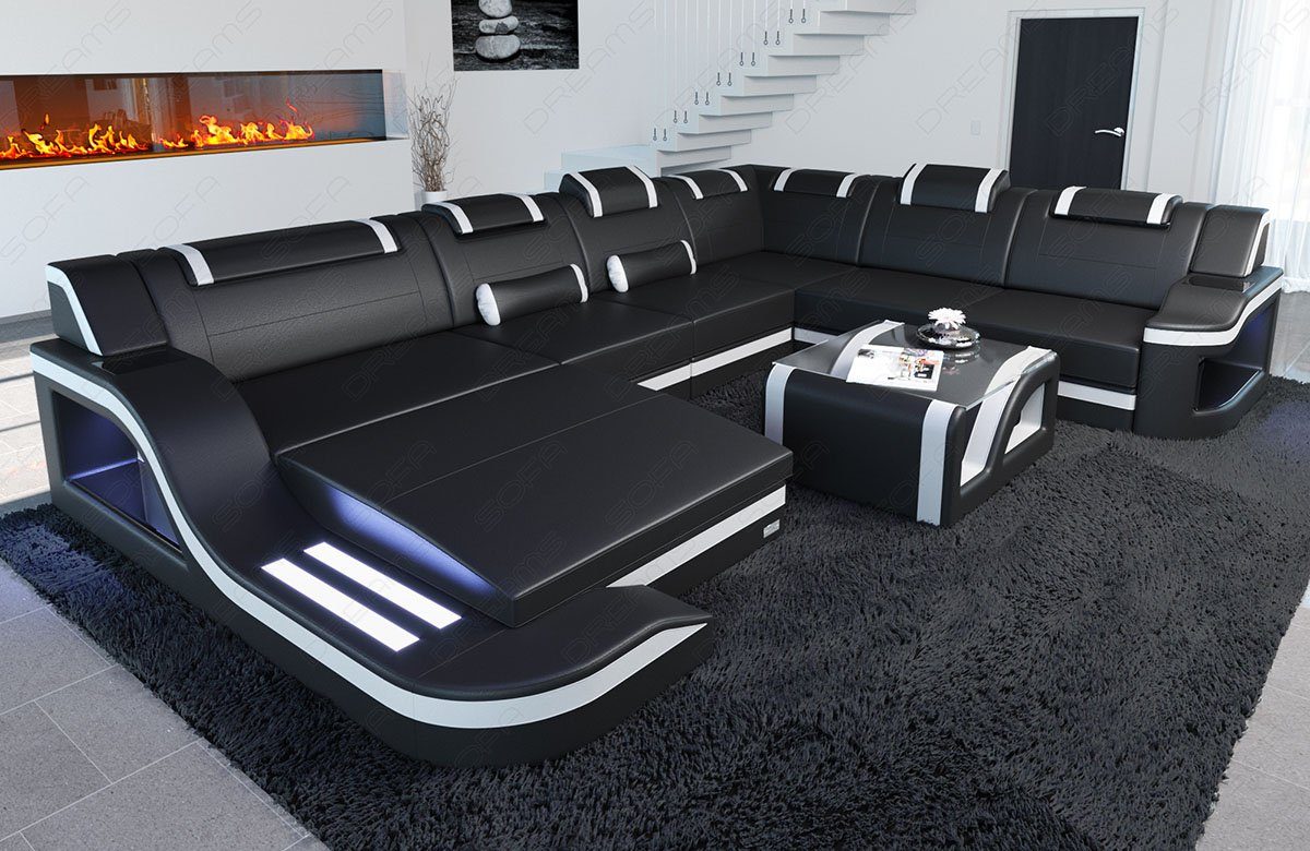 Sofa Dreams Wohnlandschaft Ledercouch Sofa Leder günstig online kaufen