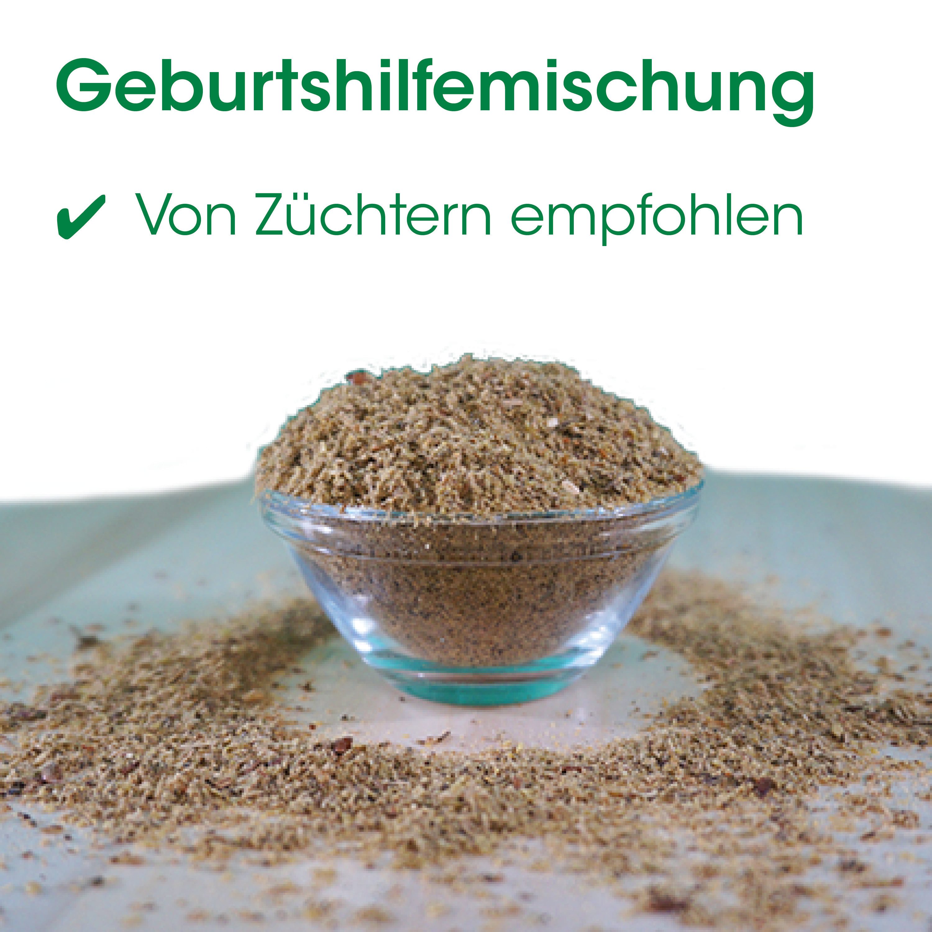 cdVet Geburtshilfe-Mischung, Ergänzungsfutter für: Zwergkaninchen, Meerschweinchen, Katzen, Hunde, erleichtert den Geburtsverlauf