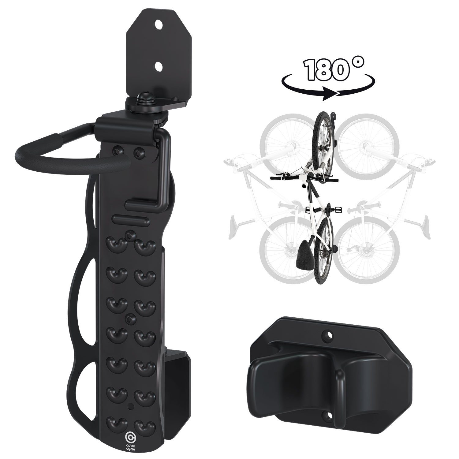 Optio Cylce Fahrradhalter Vertikale Fahrradhalterung Wand, Fahrrad Wandhalt günstig online kaufen