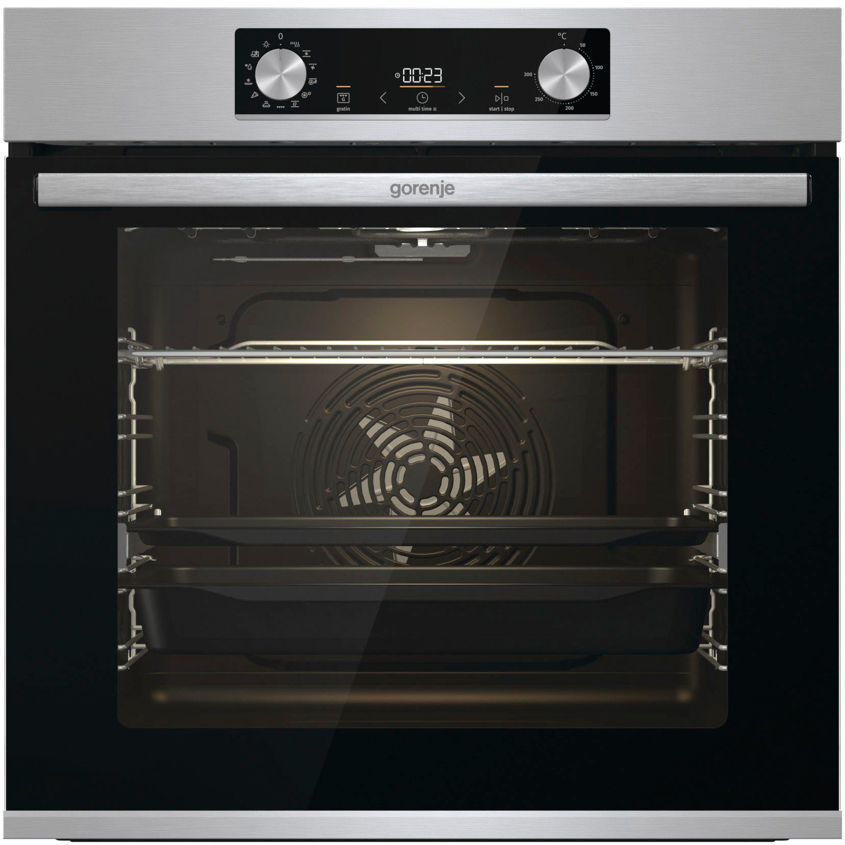 GORENJE Einbaubackofen BOS6737E13, Aqua-Reinigungsfunktion, AirFry-Funktion