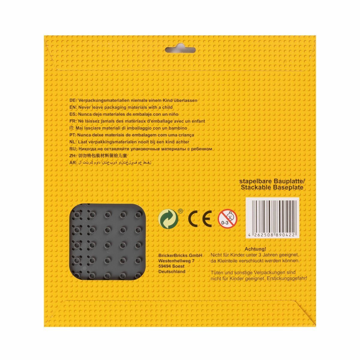 Wisam BR1CKS Baseplate Gerade 32x32 Spielbausteine