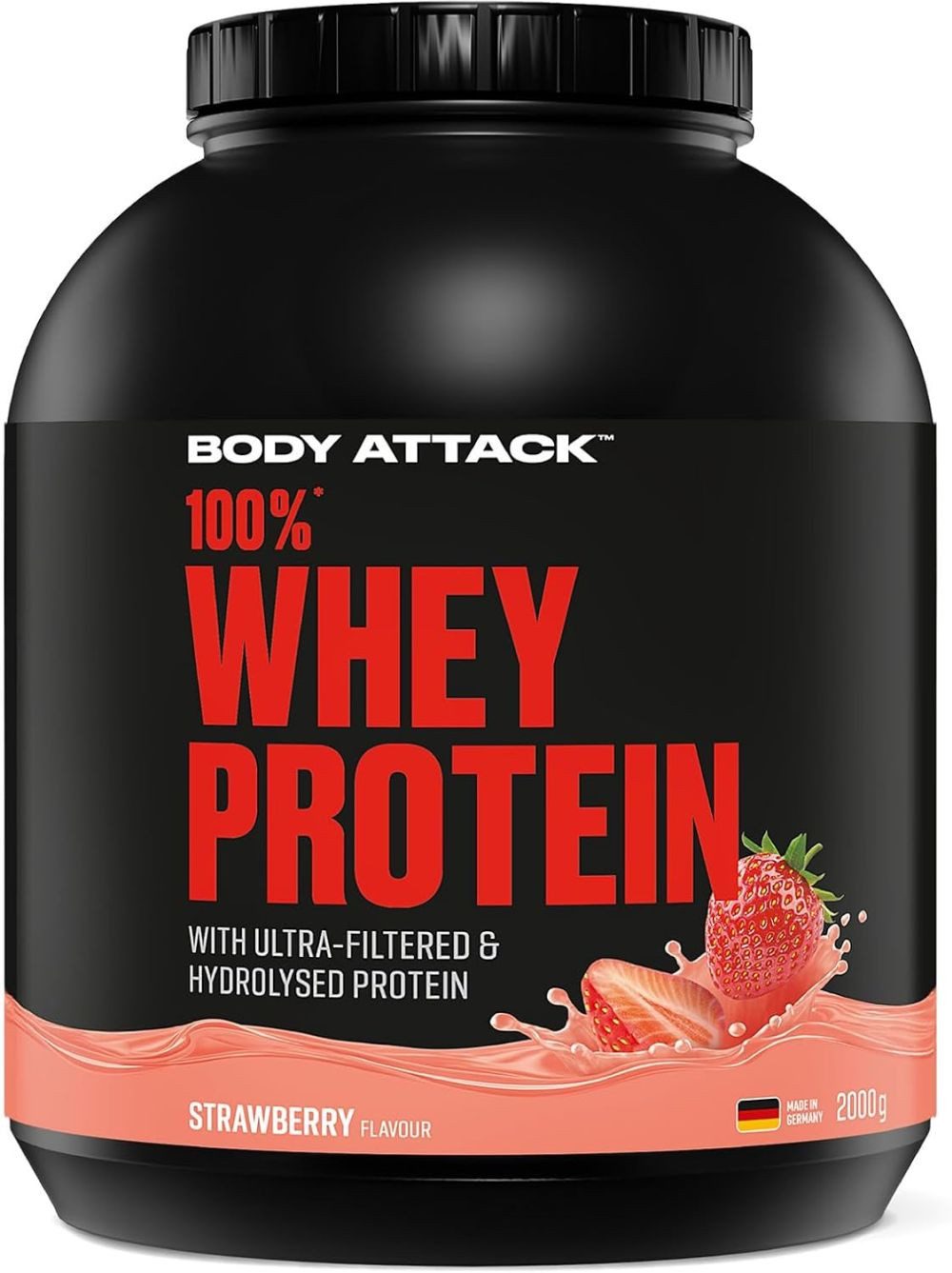 Body Attack Body Attack 100% Whey- 2 kg Pulver
