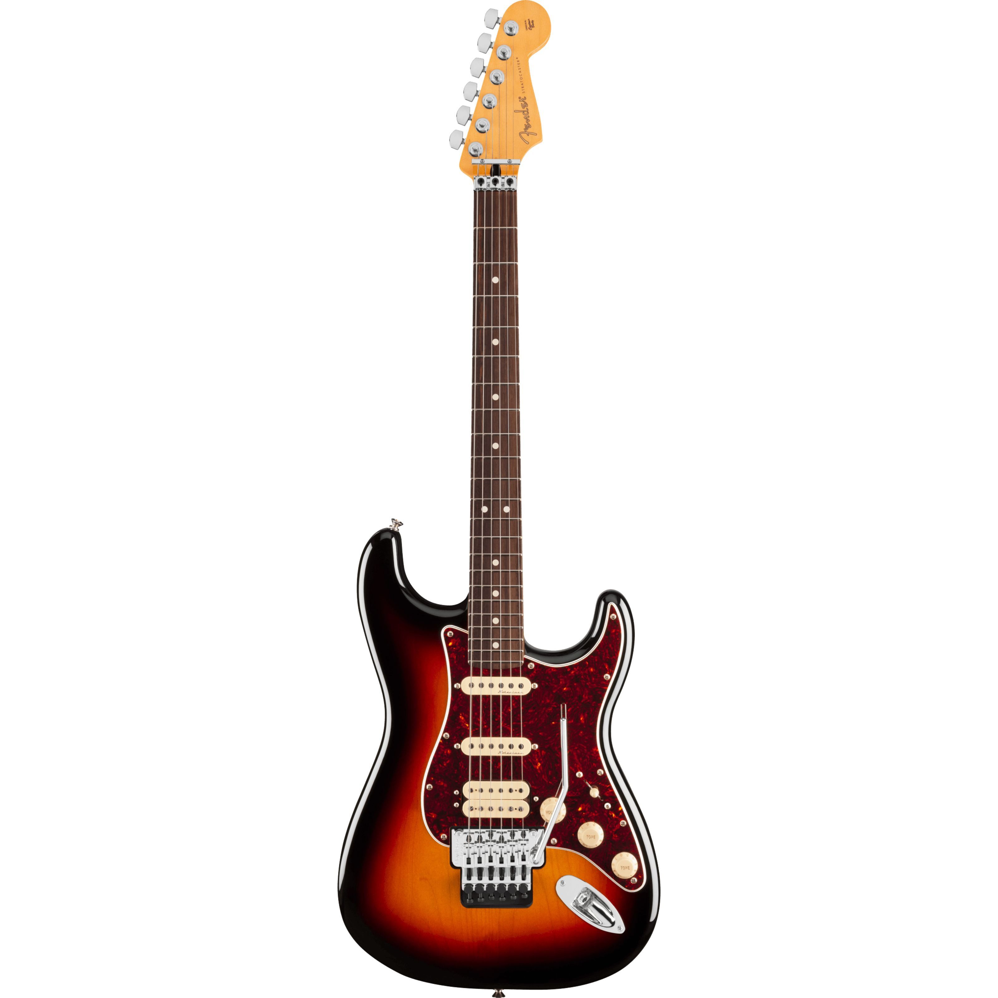 Fender E-Gitarre, E-Gitarren, ST-Modelle, Player II Modified Stratocaster HSS Floyd Rose RW 3-Color Sunburst -