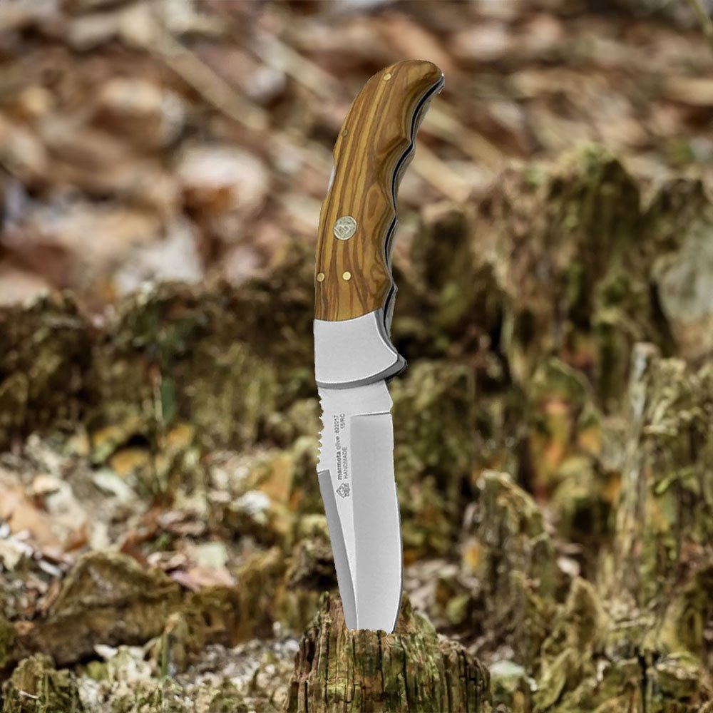Puma Messer Taschenmesser IP K Marmota Olive Taschenmesser 822017