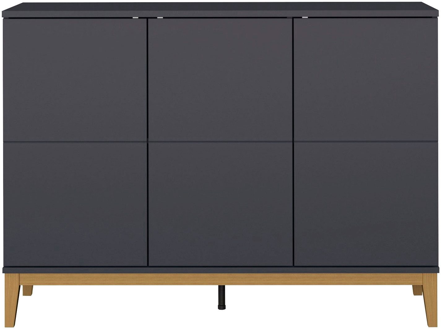OTTO home Sideboard Maryd (1 St), Kommode, Untergestell in Holzoptik, Breite 120 cm