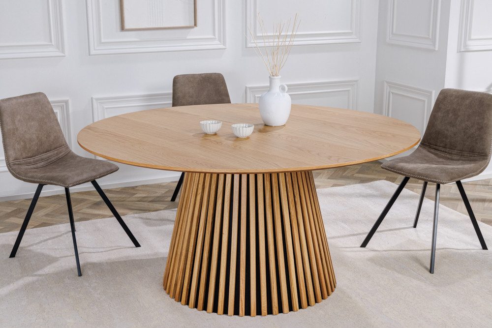 riess-ambiente Esstisch VALHALLA WOOD Ø140cm natur günstig online kaufen