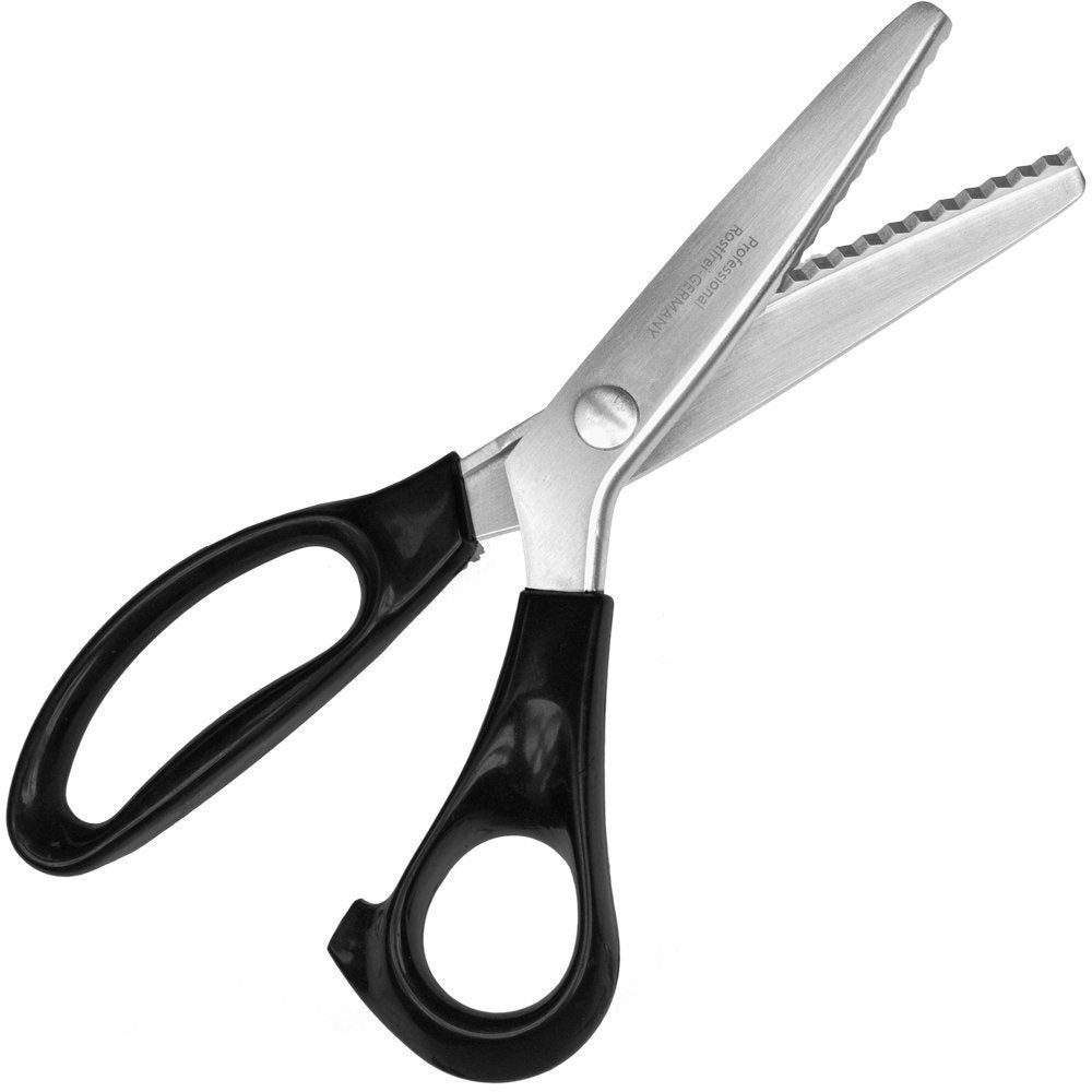 May Stoffscheren Professionelle Zackenschere für Stoff - Zick-Zack Schere - Stoffschere