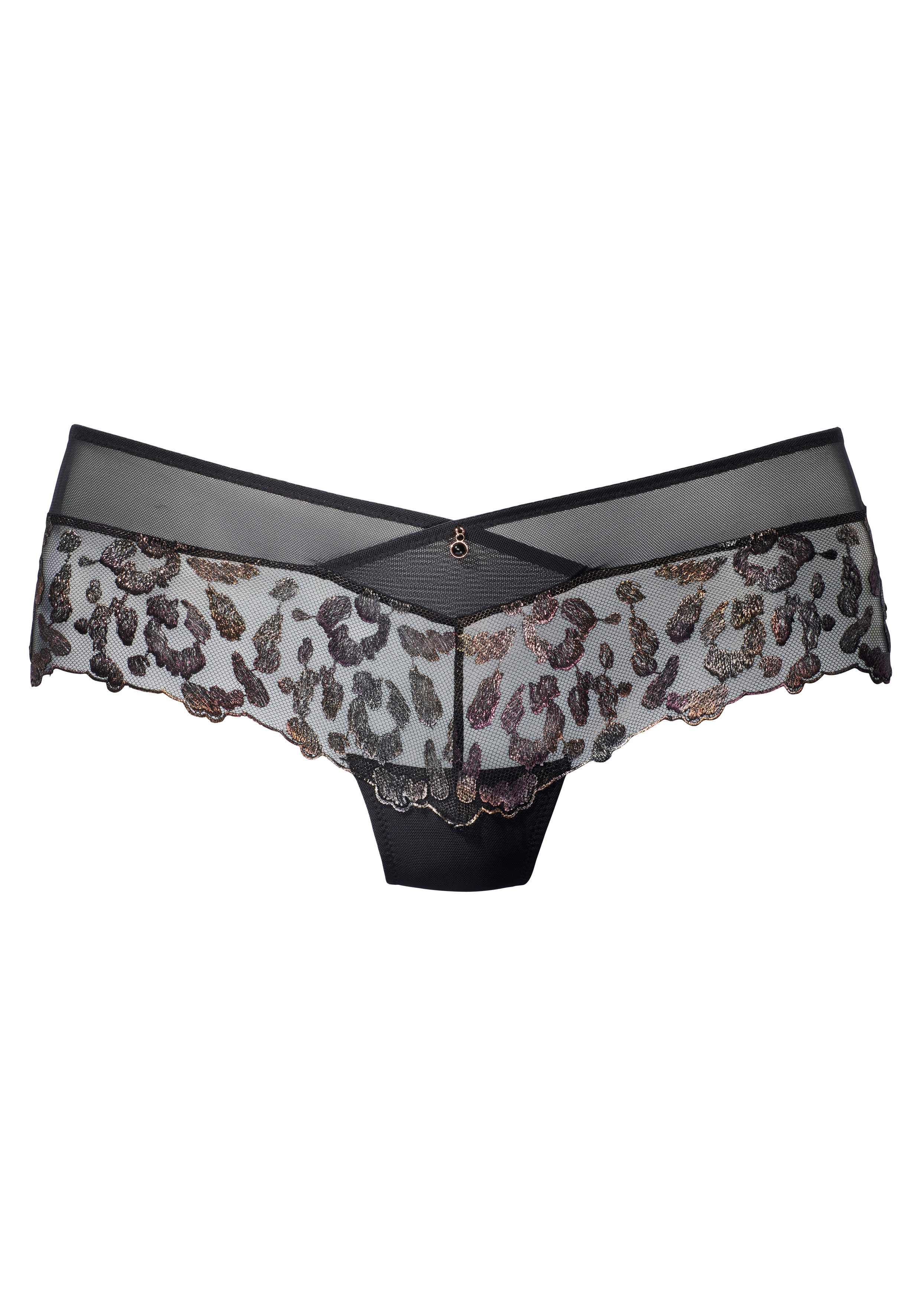 JETTE Panty aus Stickereispitze mit Glitzer-Effekten sexy Dessous, sexy Unterwäsche, Reizwäsche Damen – Bild 2 von 2