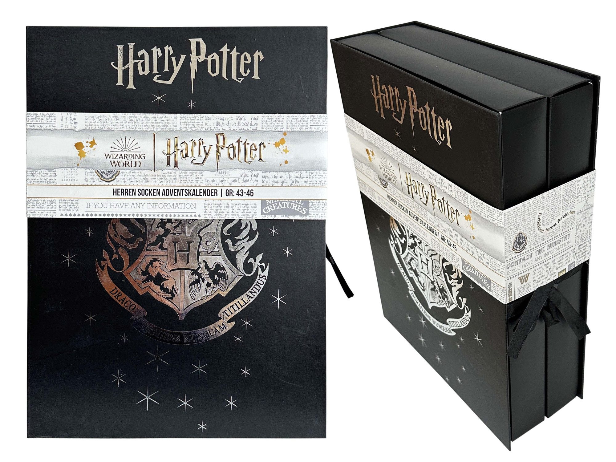 Sockswear Socken Harry Potter Socken Adventskalender 24 Paar Socken Hogwart günstig online kaufen