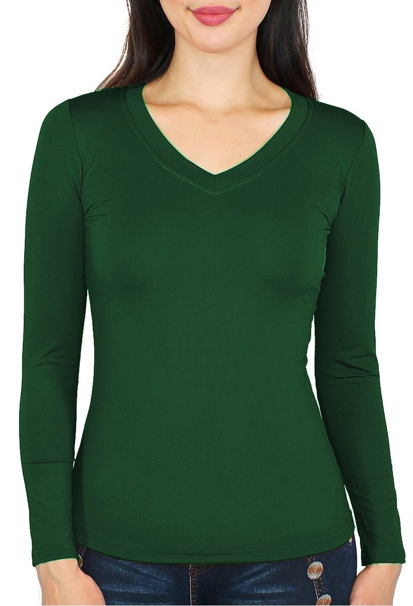 dy_mode Thermohemd Thermo Langarmshirt Damen Thermoshirt günstig online kaufen