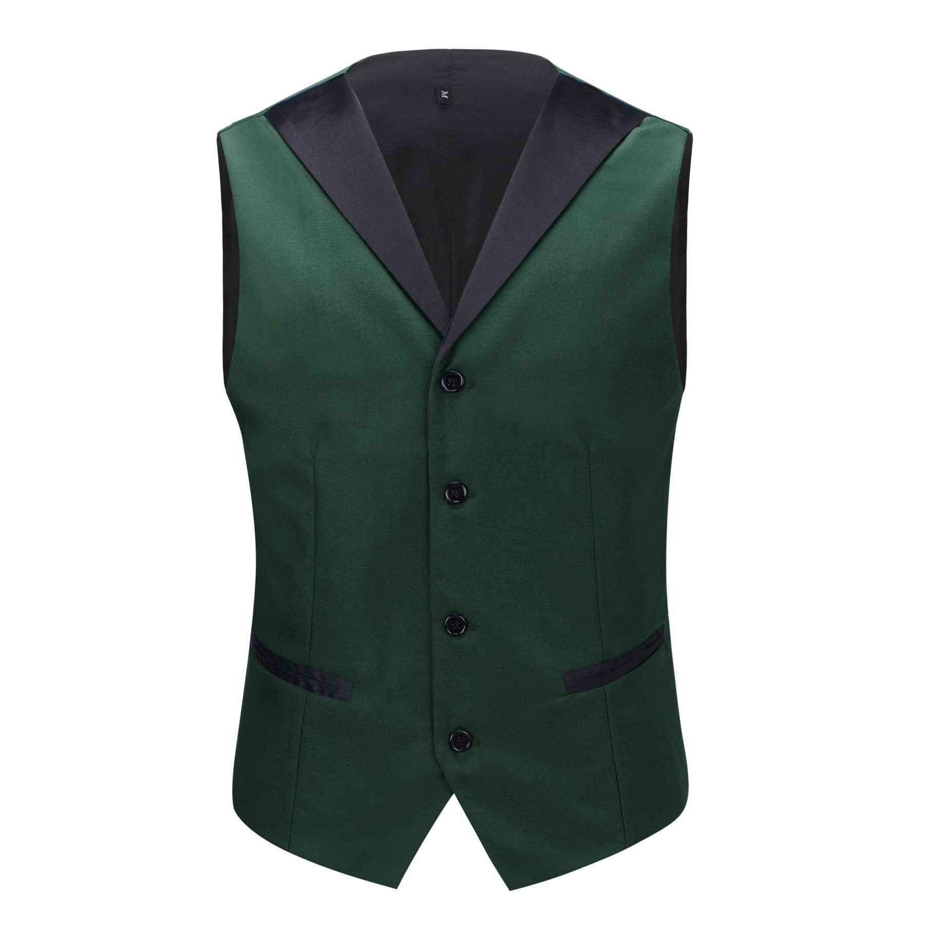 Allthemen Anzug (3 tlg) Slim Fit Elegante Anzüge mit Spitzen Revers