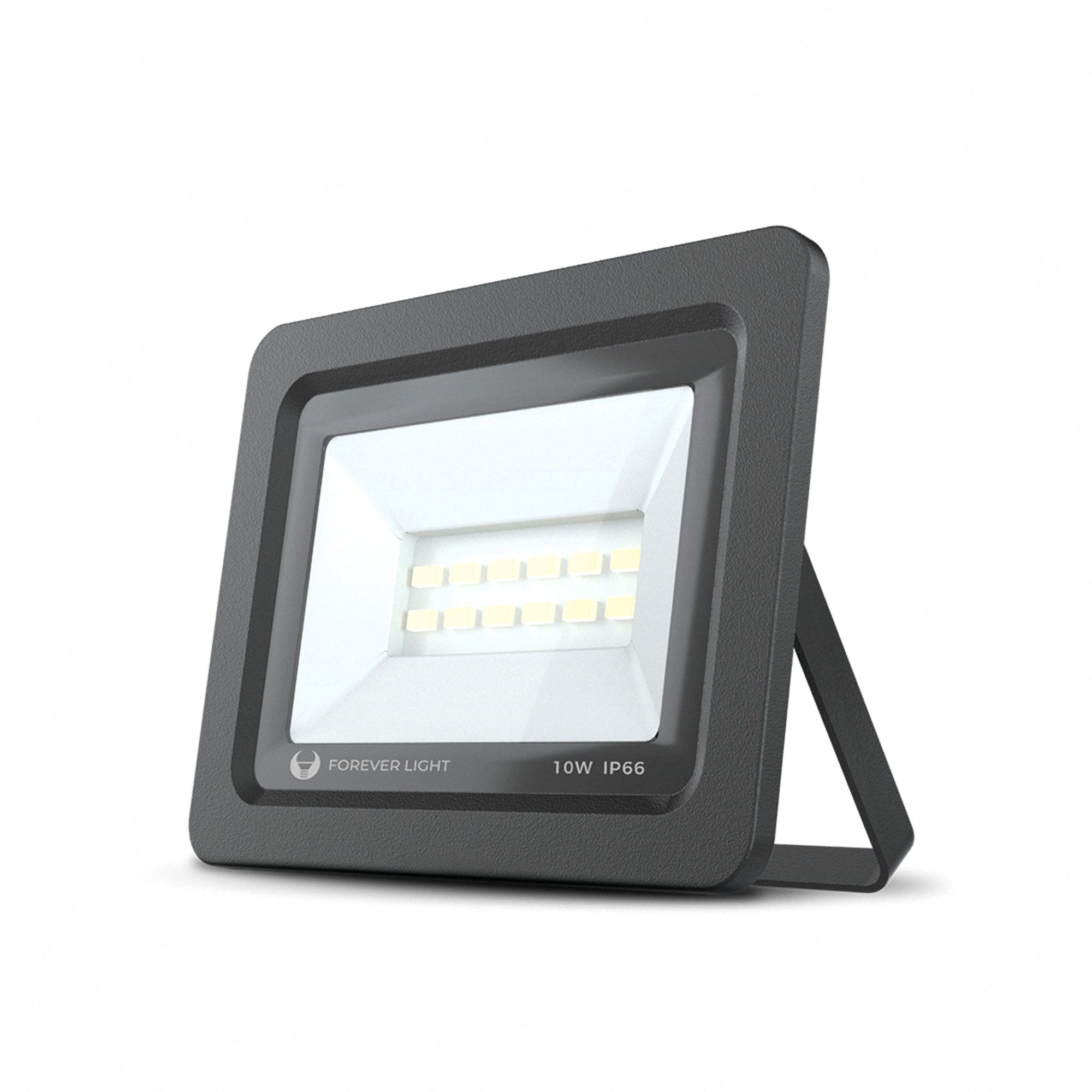 Forever Light LED Flutlichtstrahler Flutlicht LED PROXIM ll IP66 Wasserdicht Strahler Fluter Spotlight, LED fest integriert, Neutralweiß