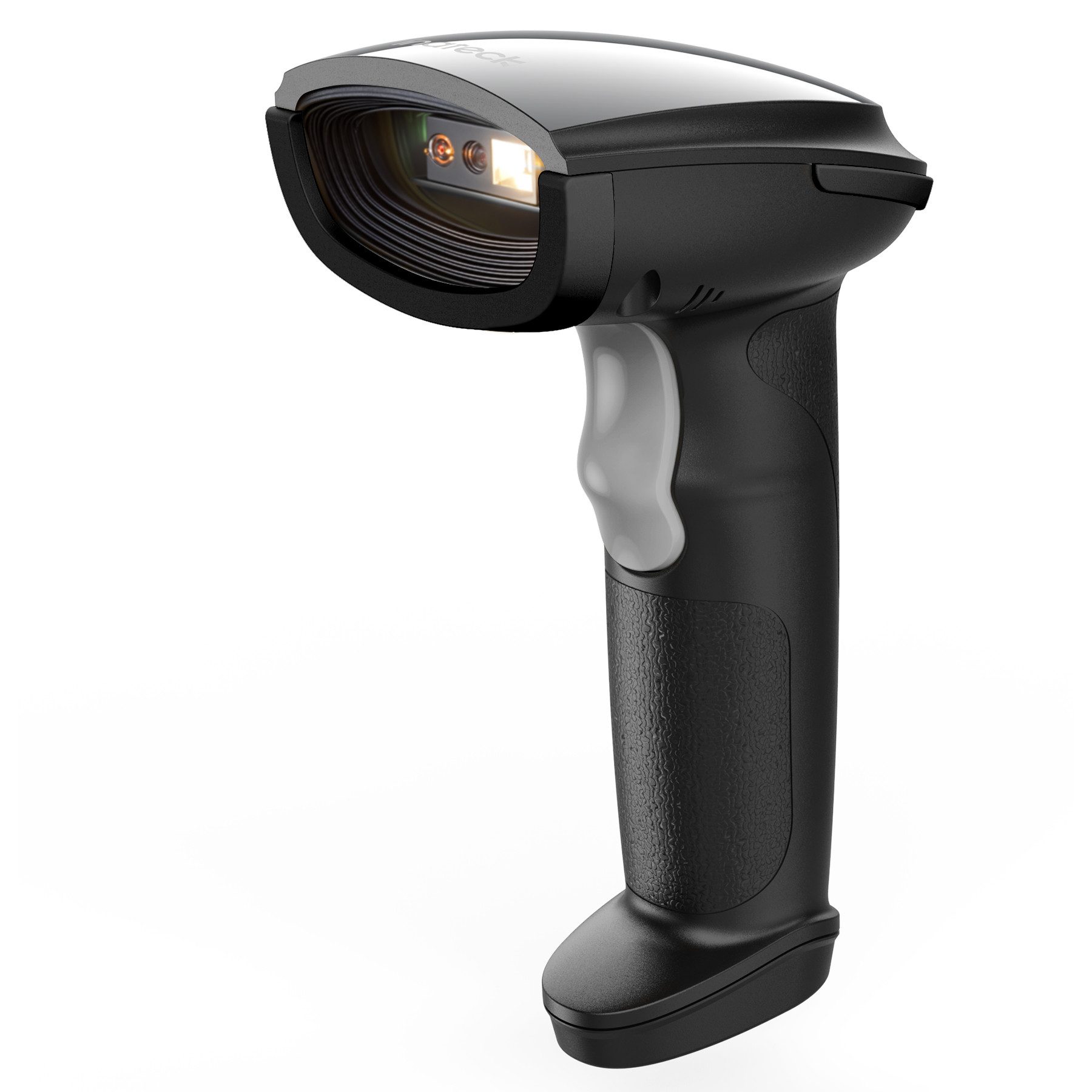 Inateck 1D 2D Handheld Barcode Scanner Bluetooth Kabellos USB Handscanner, (1 Aufladung, 3 Monate Dauerbetrieb, mit APP und SDK)