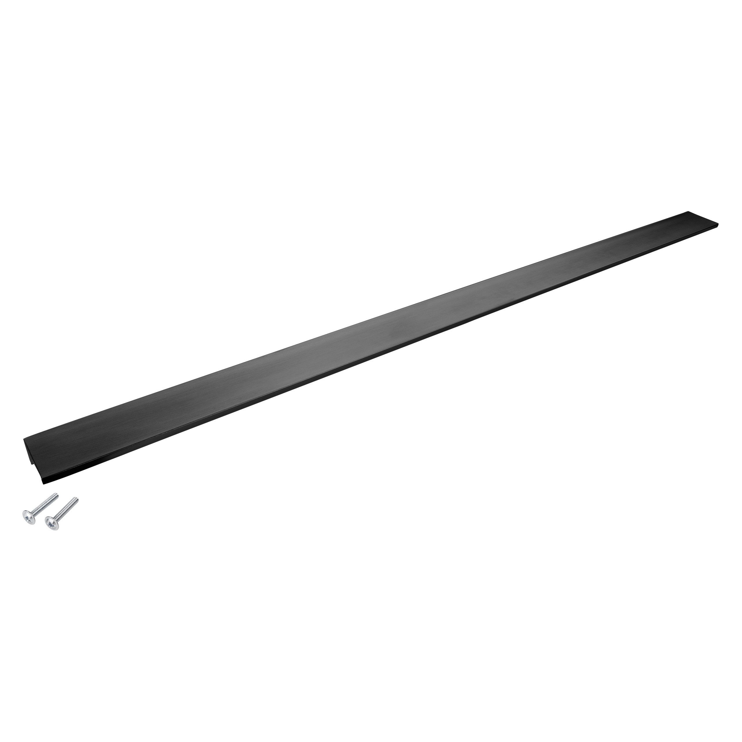 SO-TECH® Möbelgriff SEARL, Aluminium, schwarz oder Edelstahloptik (1-St), 680 mm, schwarz eloxiert gebürstet