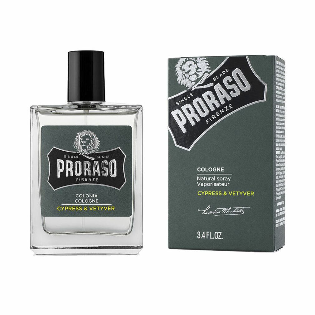 PRORASO Eau de Cologne Cypress & Vetyver Eau de Cologne 100ml Spray