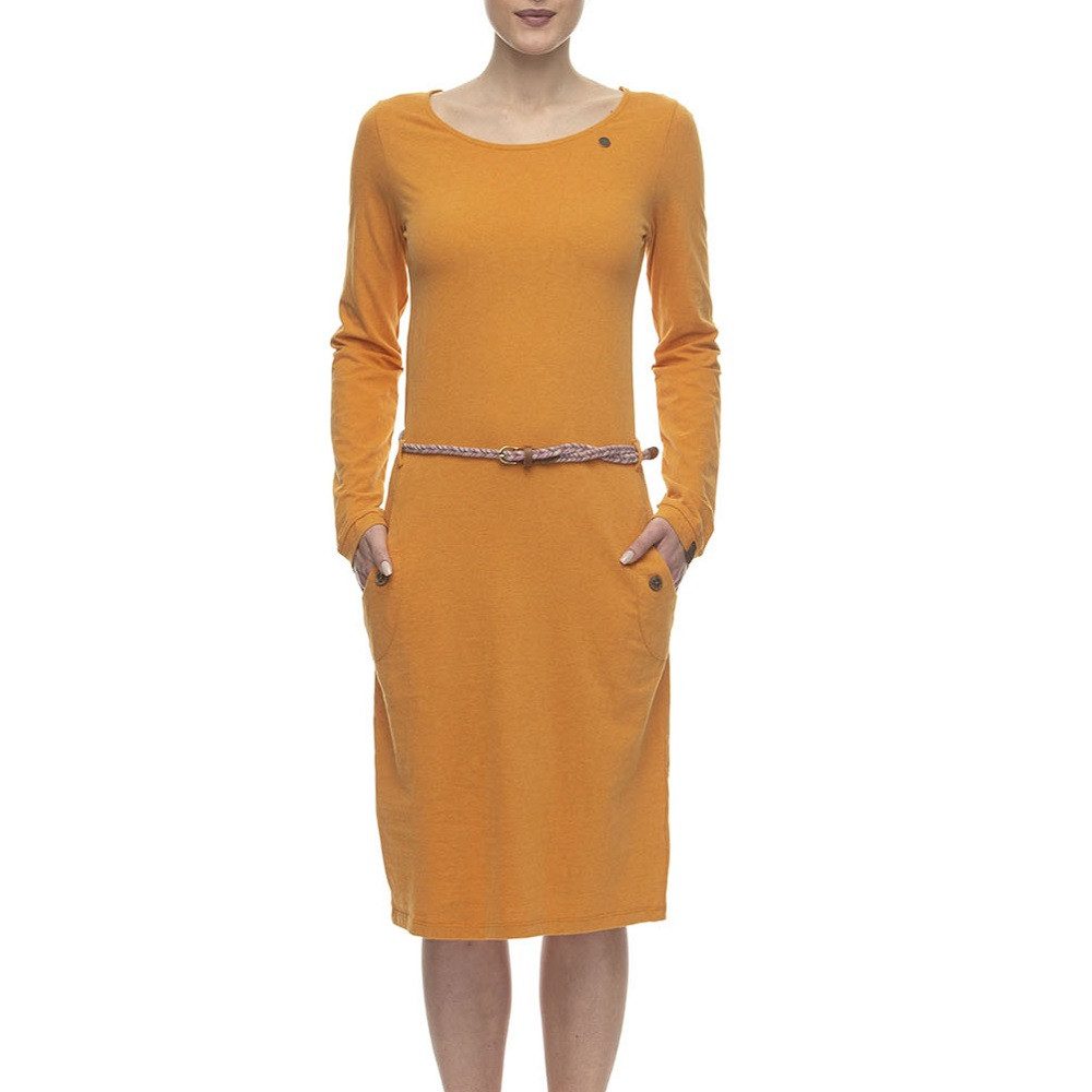 Ragwear Jerseykleid Ragwear Tanna Dress Curry günstig online kaufen