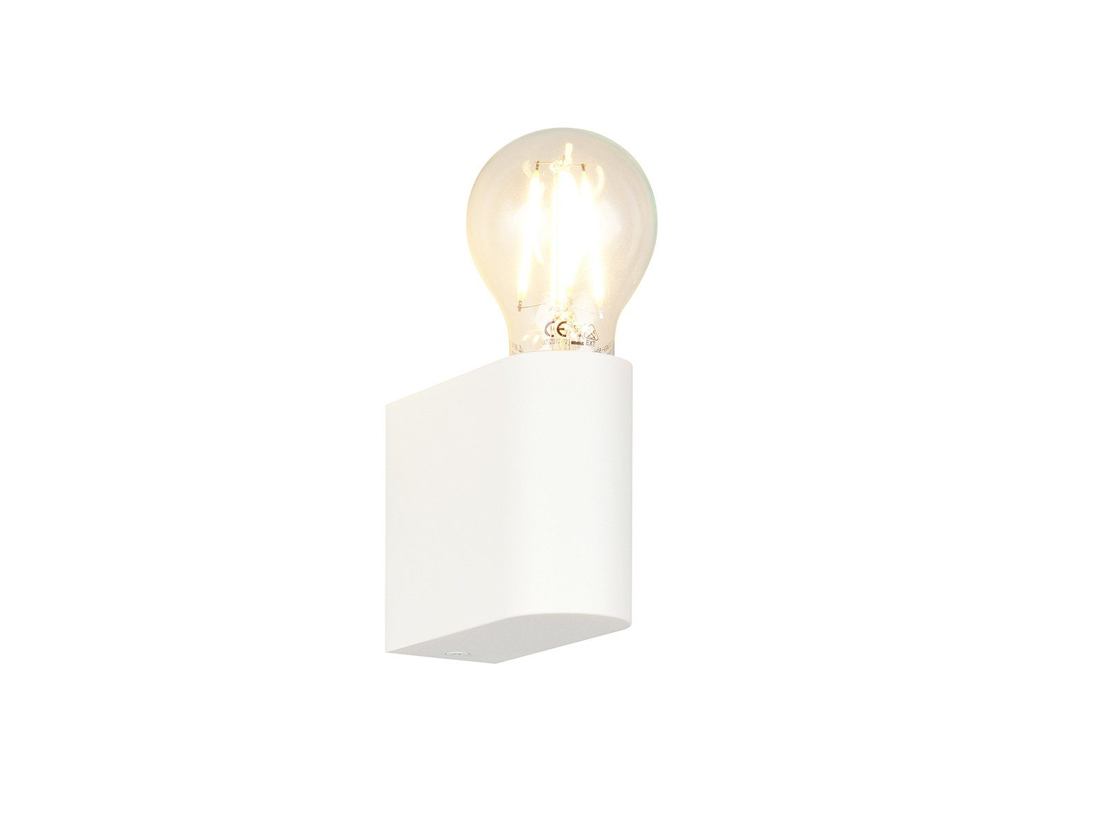 TRIO Leuchten LED Wandleuchte kleine Wand Badlampe, Höhe 8cm, Dimmfunktion, LED wechselbar, Warmweiß, minimalistische Wandlampe für Badezimmer & Keller, inkl. Leuchtmittel