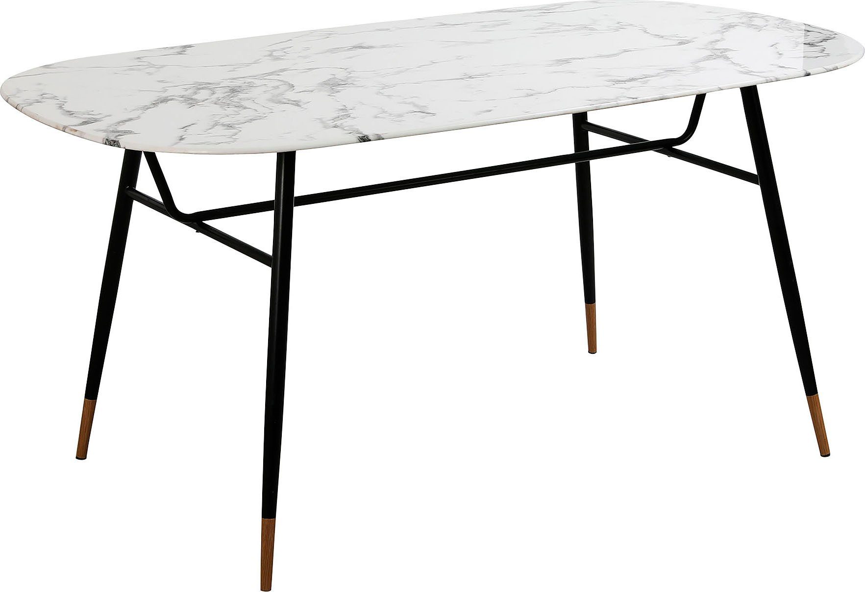 MÖBILIA Esstisch Alannah, Tischplatte in Marmoroptik