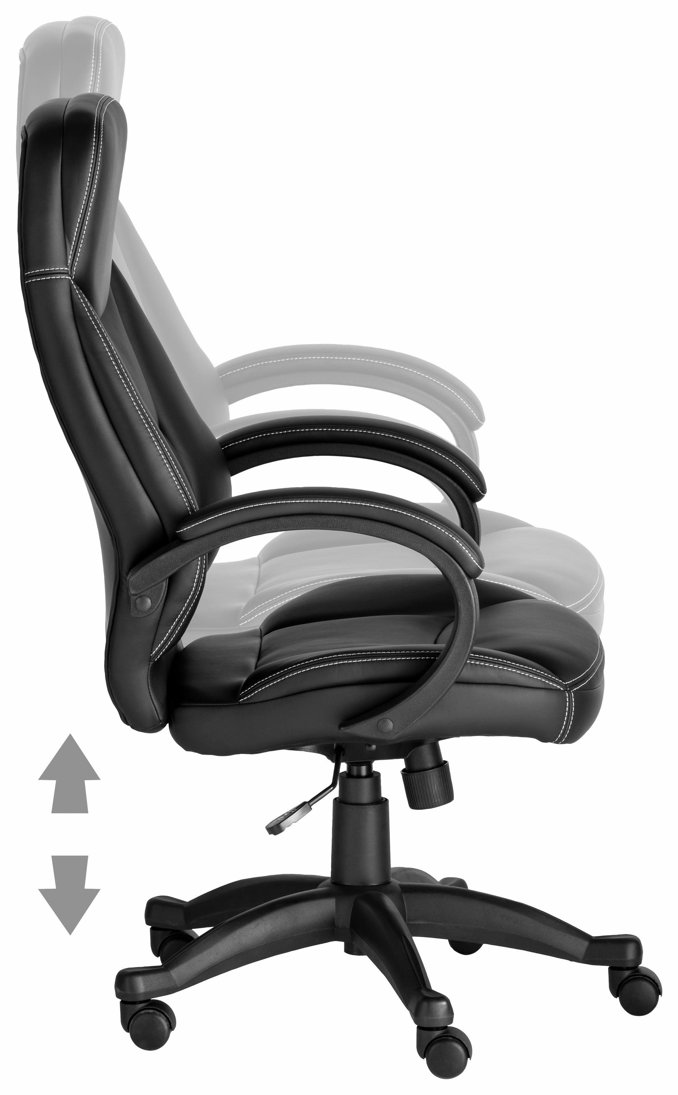 INOSIGN gepolstert, in schwarz Veronika, grau Bürostuhl, oder komfortabel Chefsessel