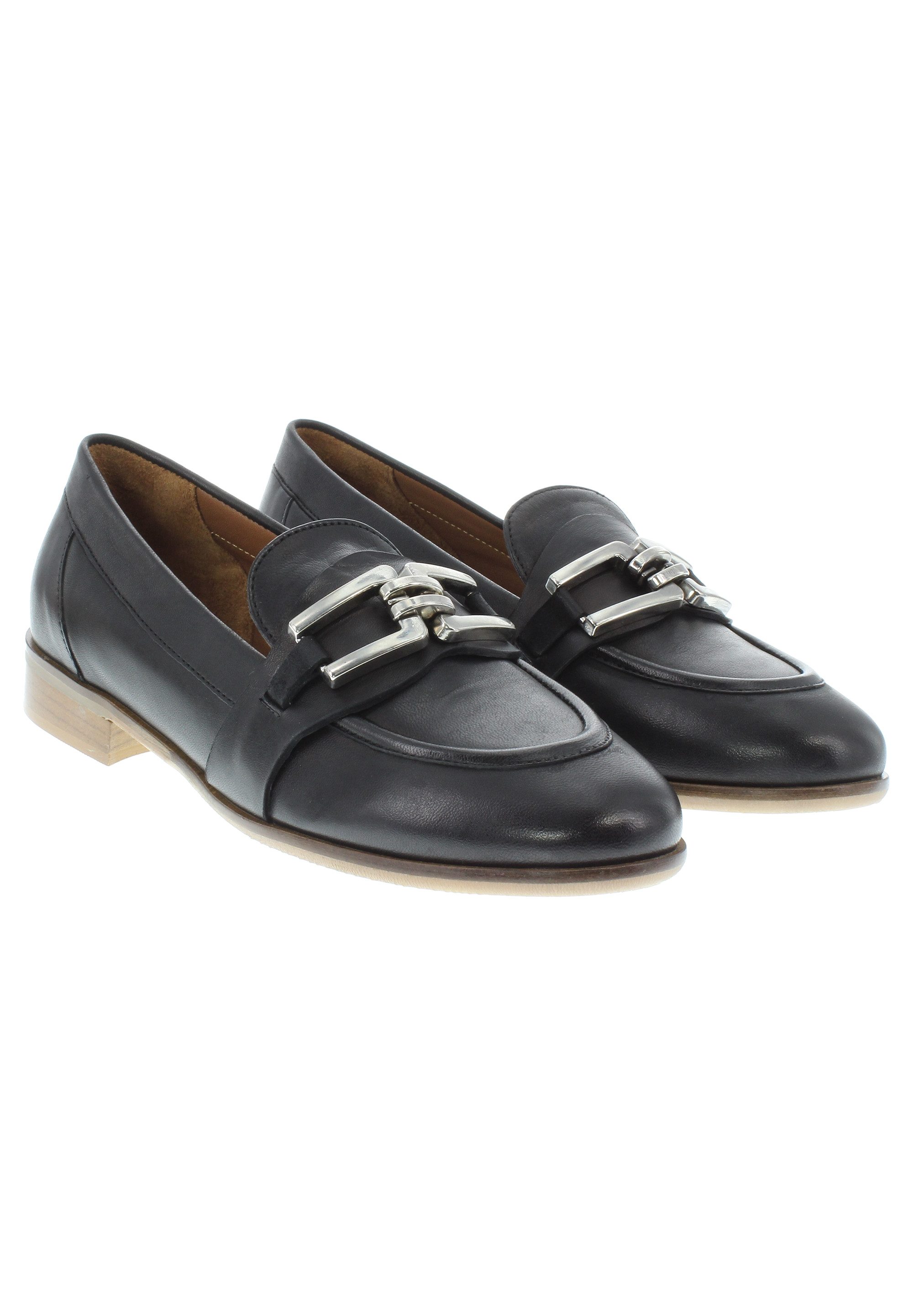 Everybody ALAIS - Lederslipper mit Designschnalle Schnürschuh