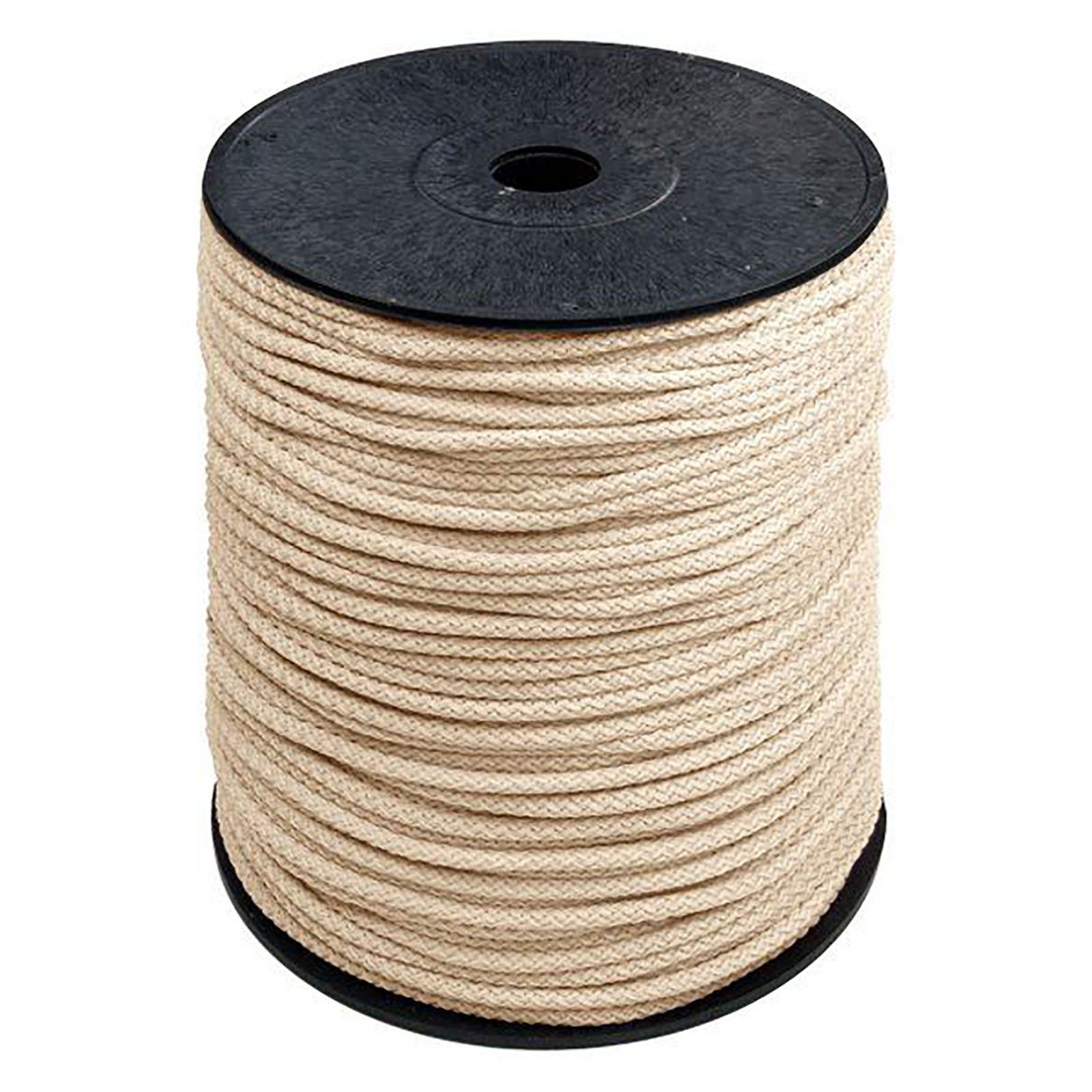 maDDma 200m Polyester-Seil Ø 5,5mm, Farbwahl Seil, creme