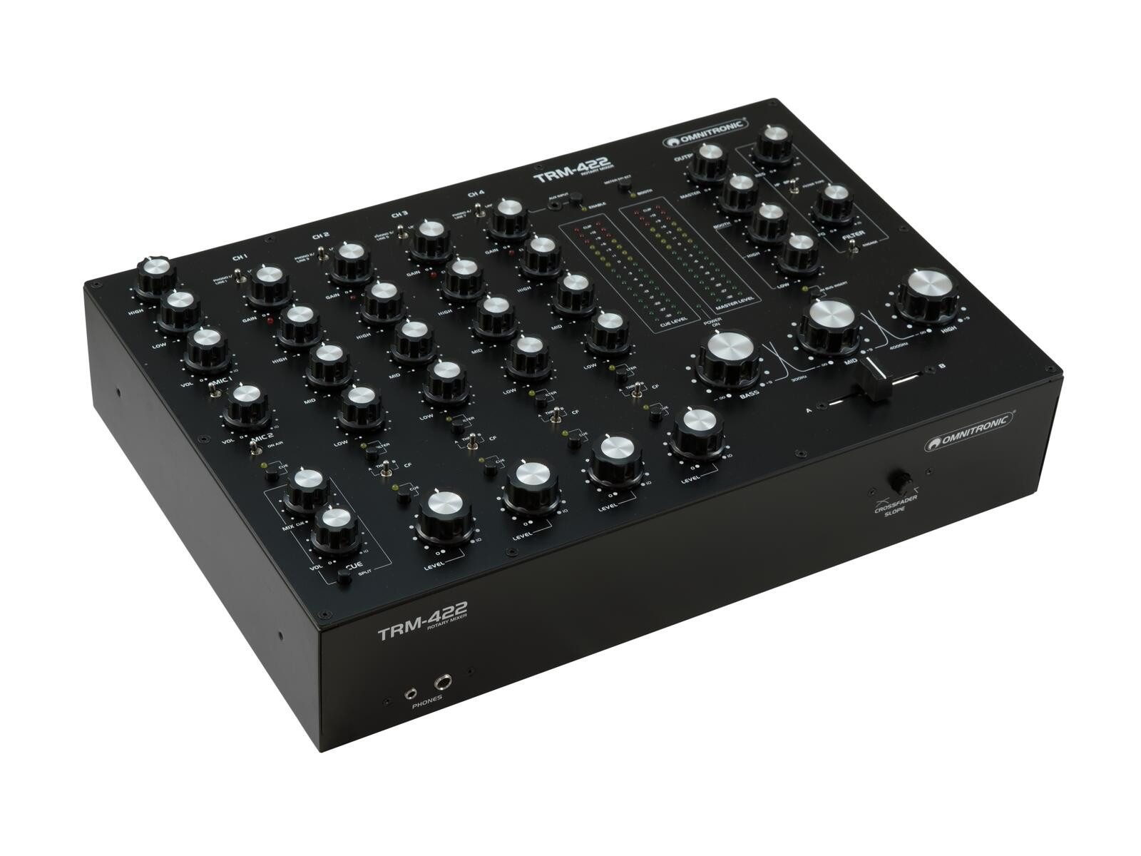 Mischpult OMNITRONIC TRM-422 4-Kanal Rotary-Mixer