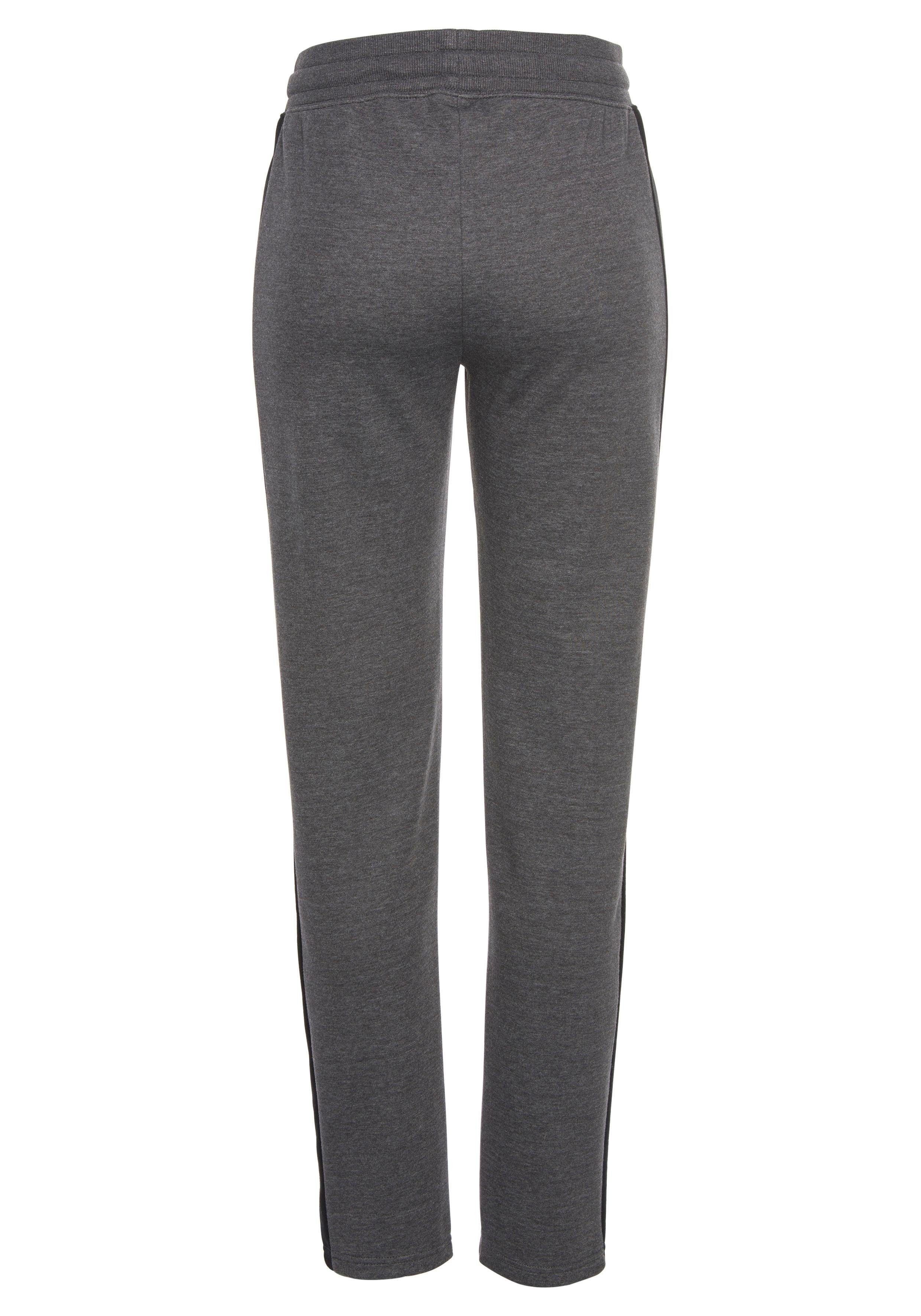 Bench. Loungewear Loungehose mit Seitenstreifen und geradem Bein, Loungewear