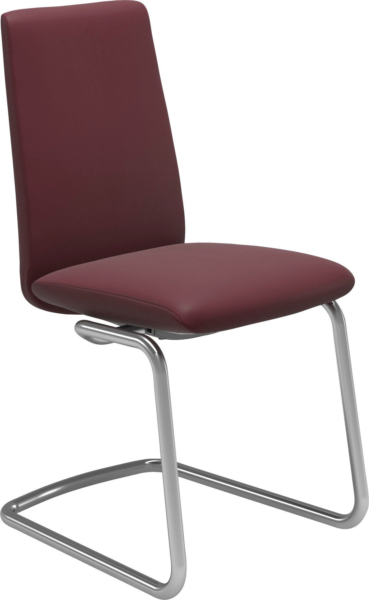 Stressless® Polsterstuhl Laurel, Low Back, Размер M, mit Beinen aus Stahl in Chrom glänzend