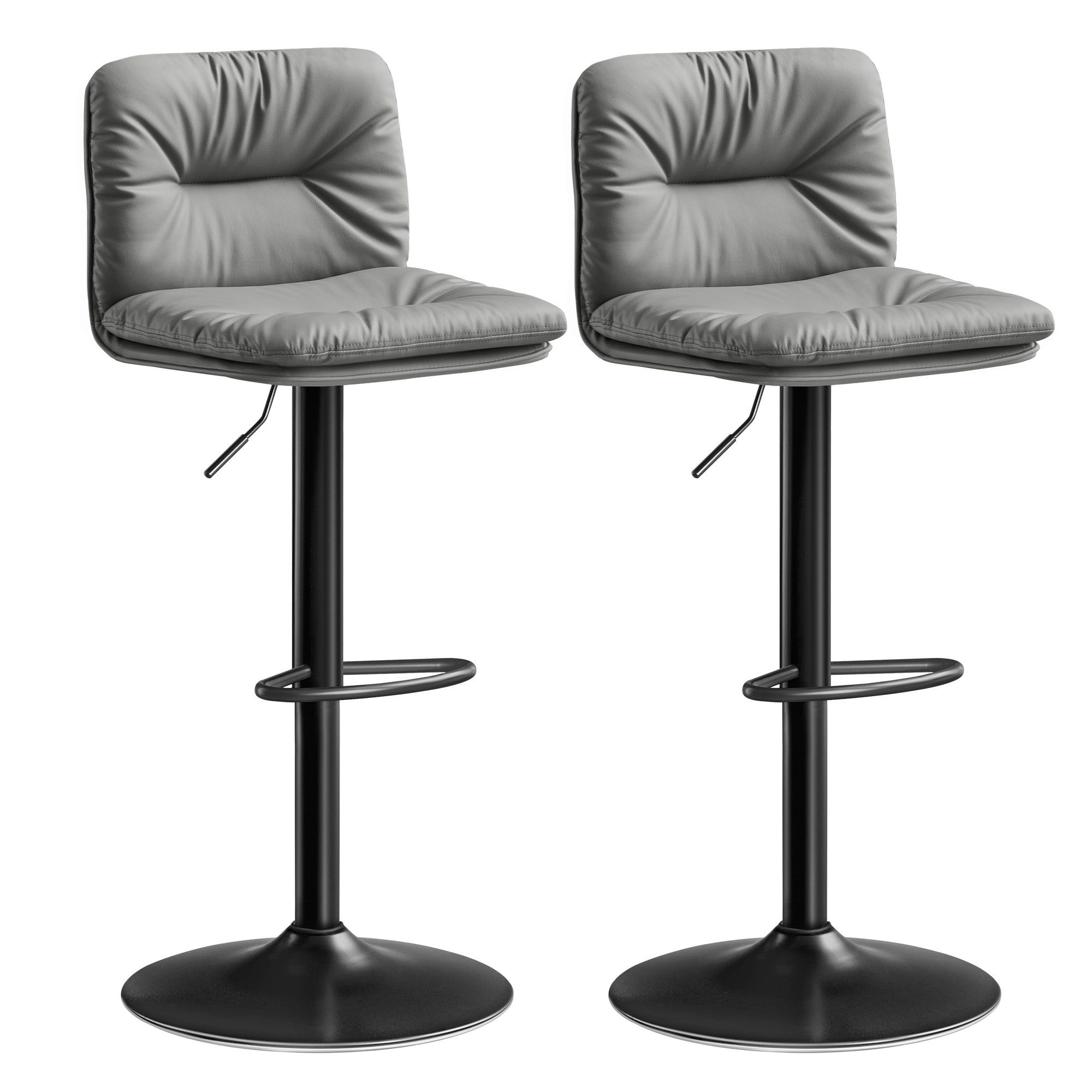 VASAGLE Barhocker Barstühle (2 St., 2er), bis 120 kg belastbar