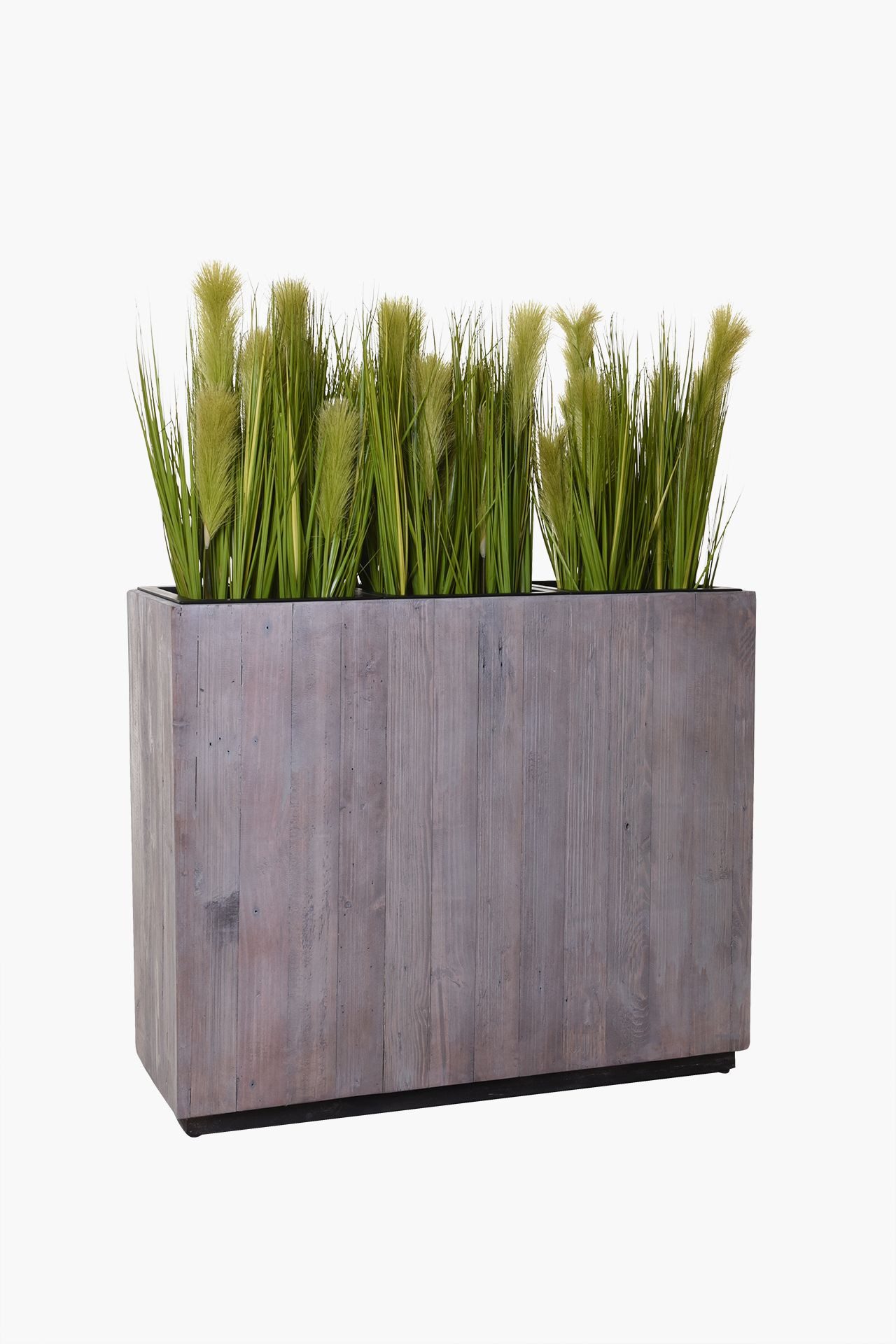 VIVANNO Pflanzkübel Holz ELEMENTO Kasten - Antikweiß Antik (1 St), 90x32x75 cm