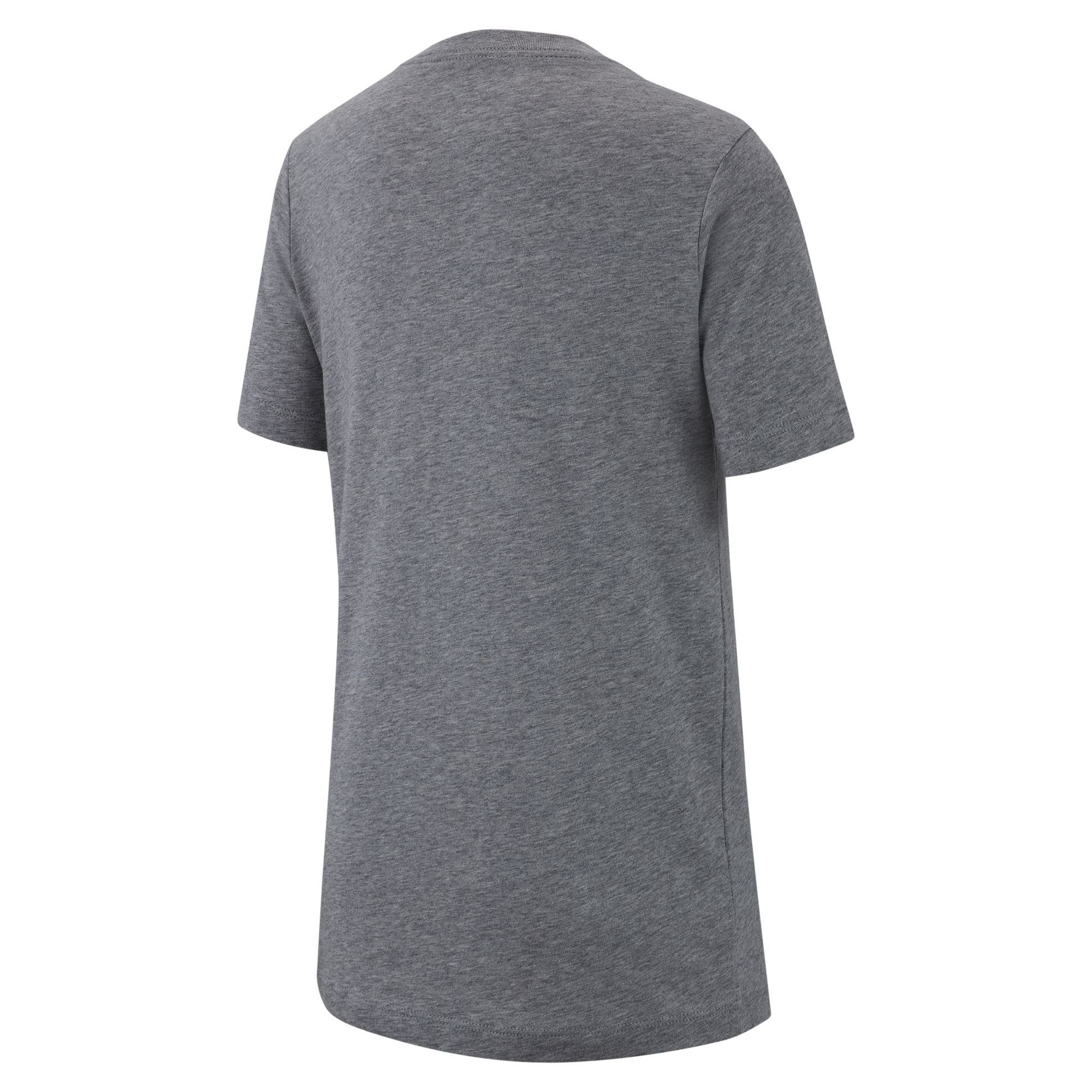 Nike Sportswear T-Shirt BIG KIDS' T-SHIRT grau-meliert