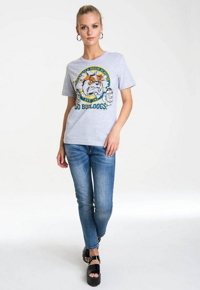 LOGOSHIRT T-Shirt Riverdale – Go Bulldogs! mit lizenziertem Originaldesign