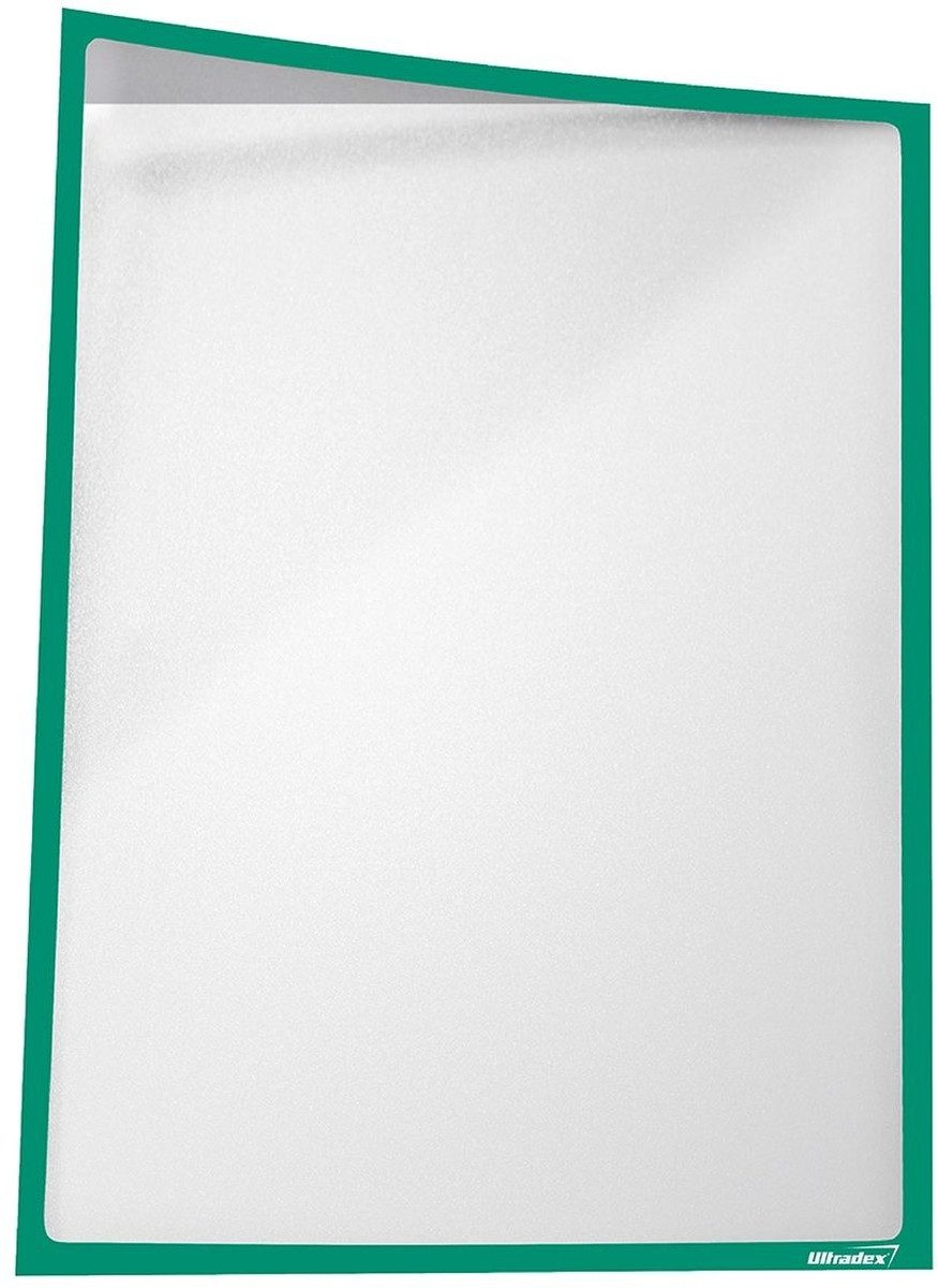Fächermappe Infotasche magnetisch für DIN A3 435x312mm VE=25 Stück grün.