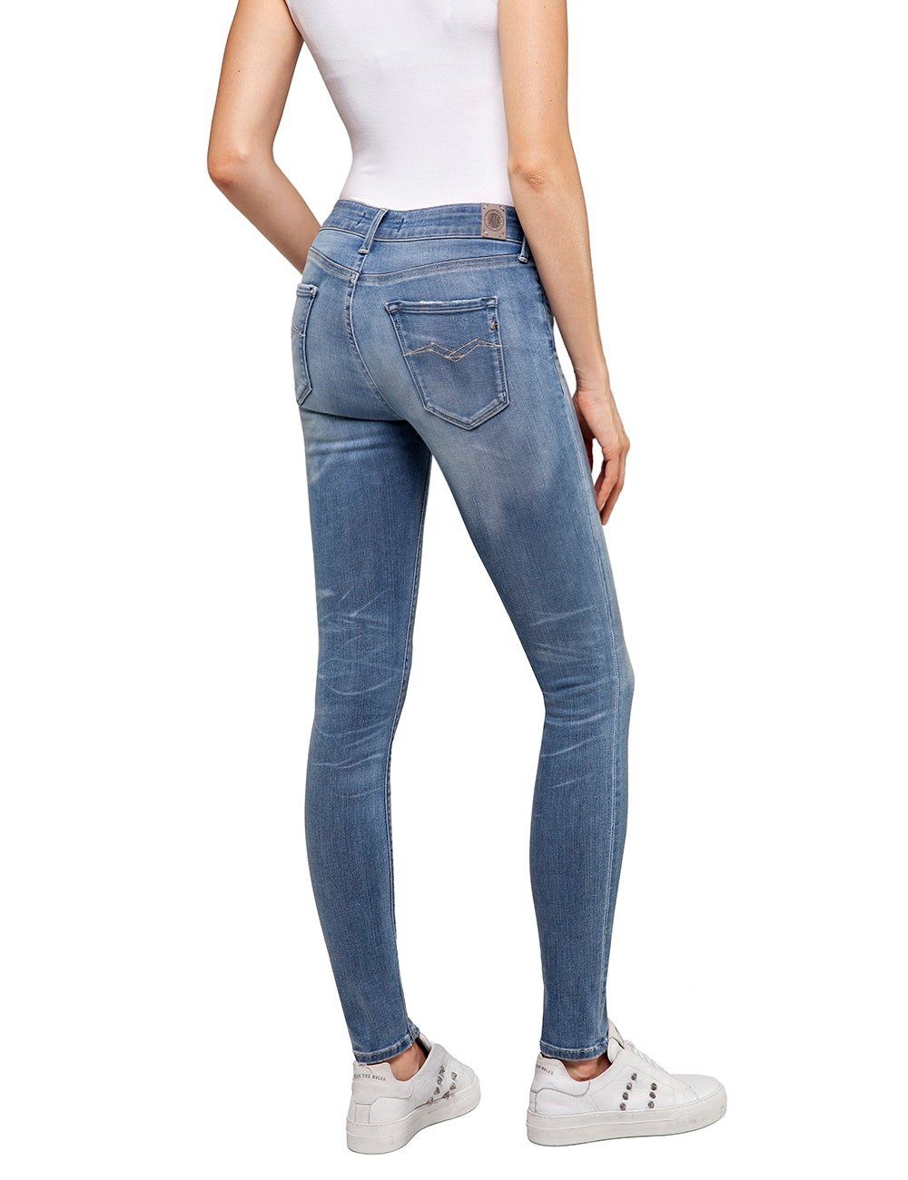 Replay Skinny-fit-Jeans NEW LUZ Jeanshose mit Stretch