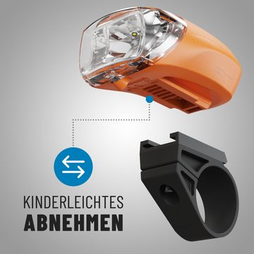 ABSINA Fahrradbeleuchtung LED Fahrradlicht Set USB aufladbar - Fahrradbeleuchtung für Kinder