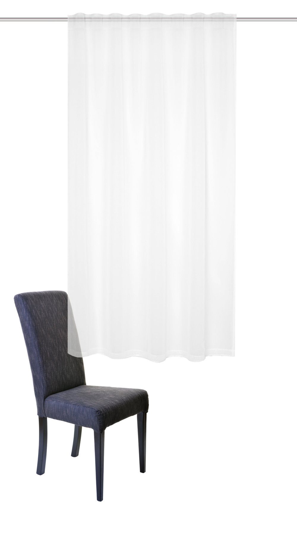 53300 St), Basics, Fertigschal Vorhang Polyester (1 Home Dolly, Kombiband, transparent, mit