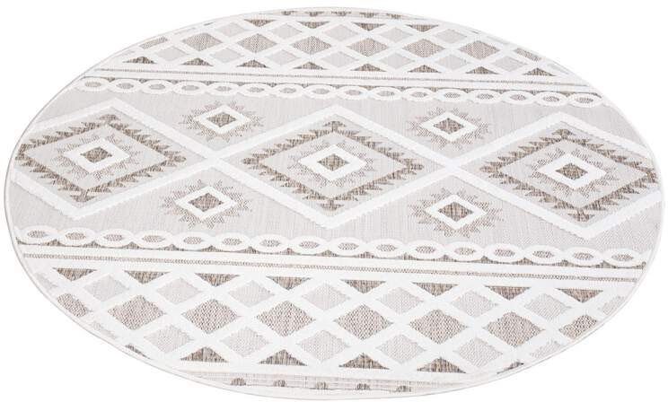 Carpet City Teppich In-& Outdoorteppich Santorini 435, 3D-Effekt, Boho-Look günstig online kaufen