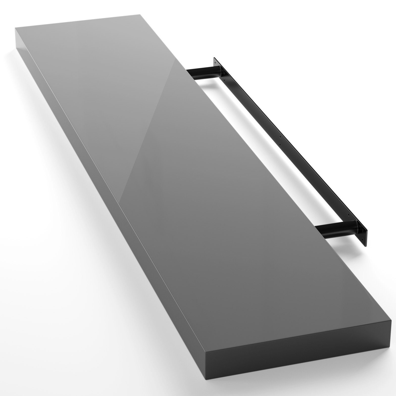 Casaria Wandboard, Grau Hängeregal mit Halterung günstig online kaufen