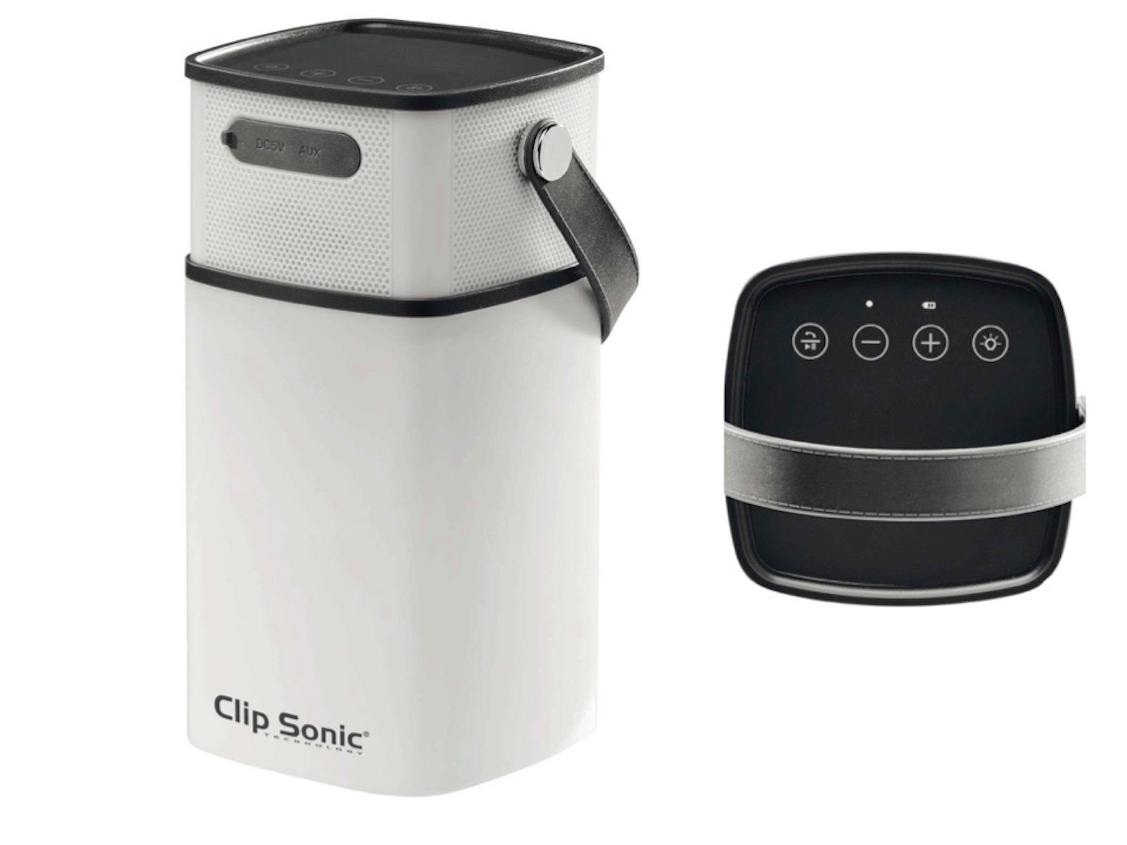 Laterne Bluetooth ClipSonic Lautsprecher TES147 Lautsprecher LIVOO Mikrofon kabelloser