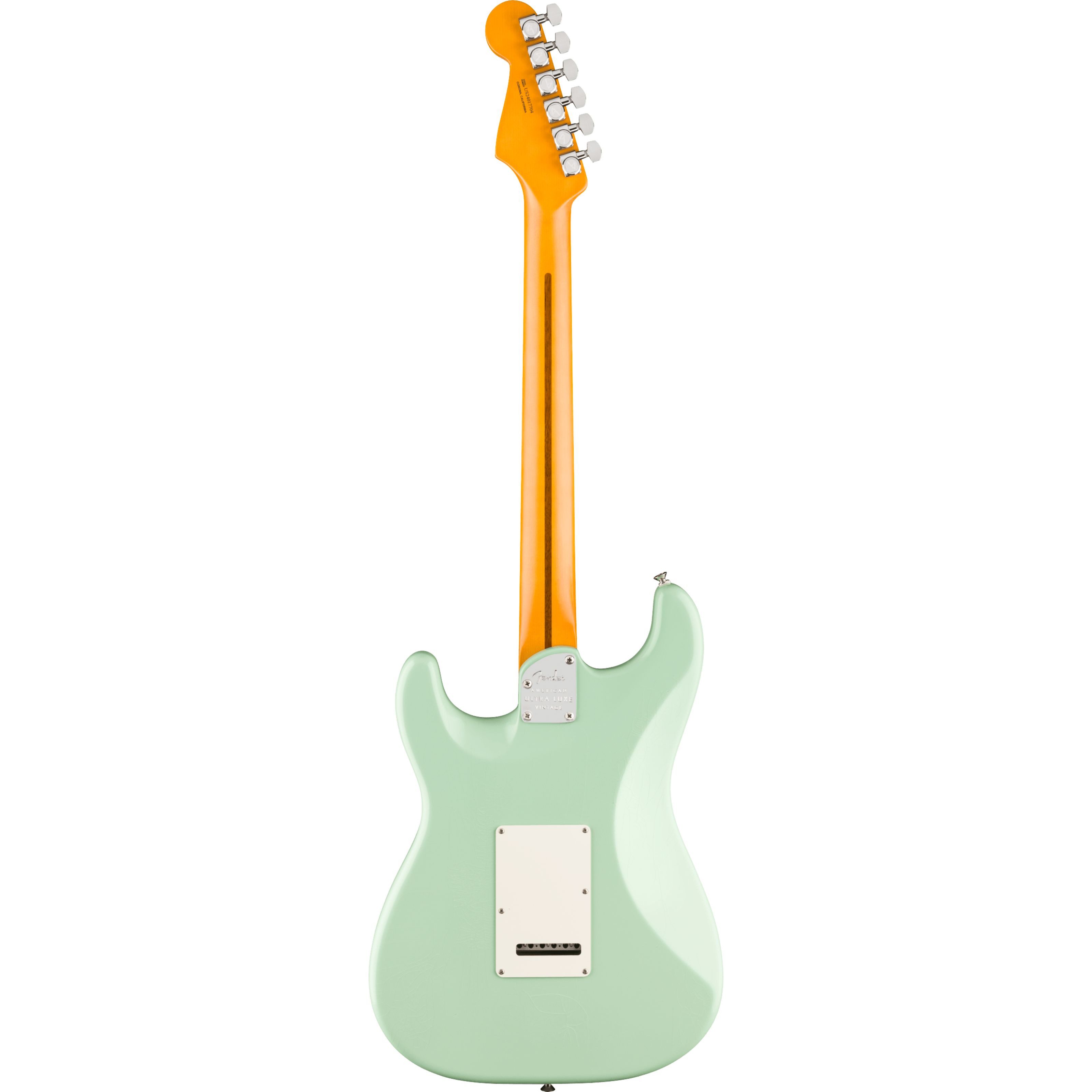 Fender E-Gitarre, E-Gitarren, ST-Modelle, American Ultra Luxe Vintage 60s Stratocaster RW Ice Blue Metallic -
