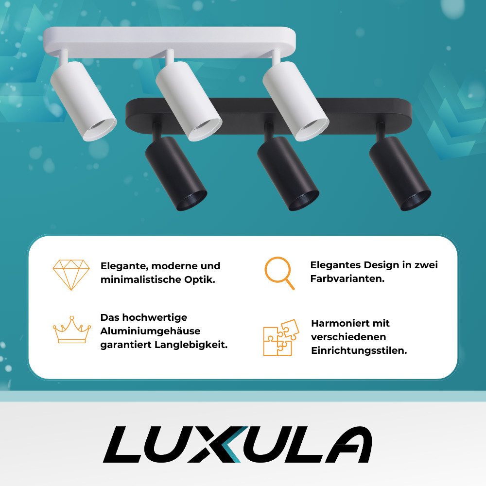 LUXULA LED Aufbaustrahler LUXULA LED Aufbauspot 105 W weiß