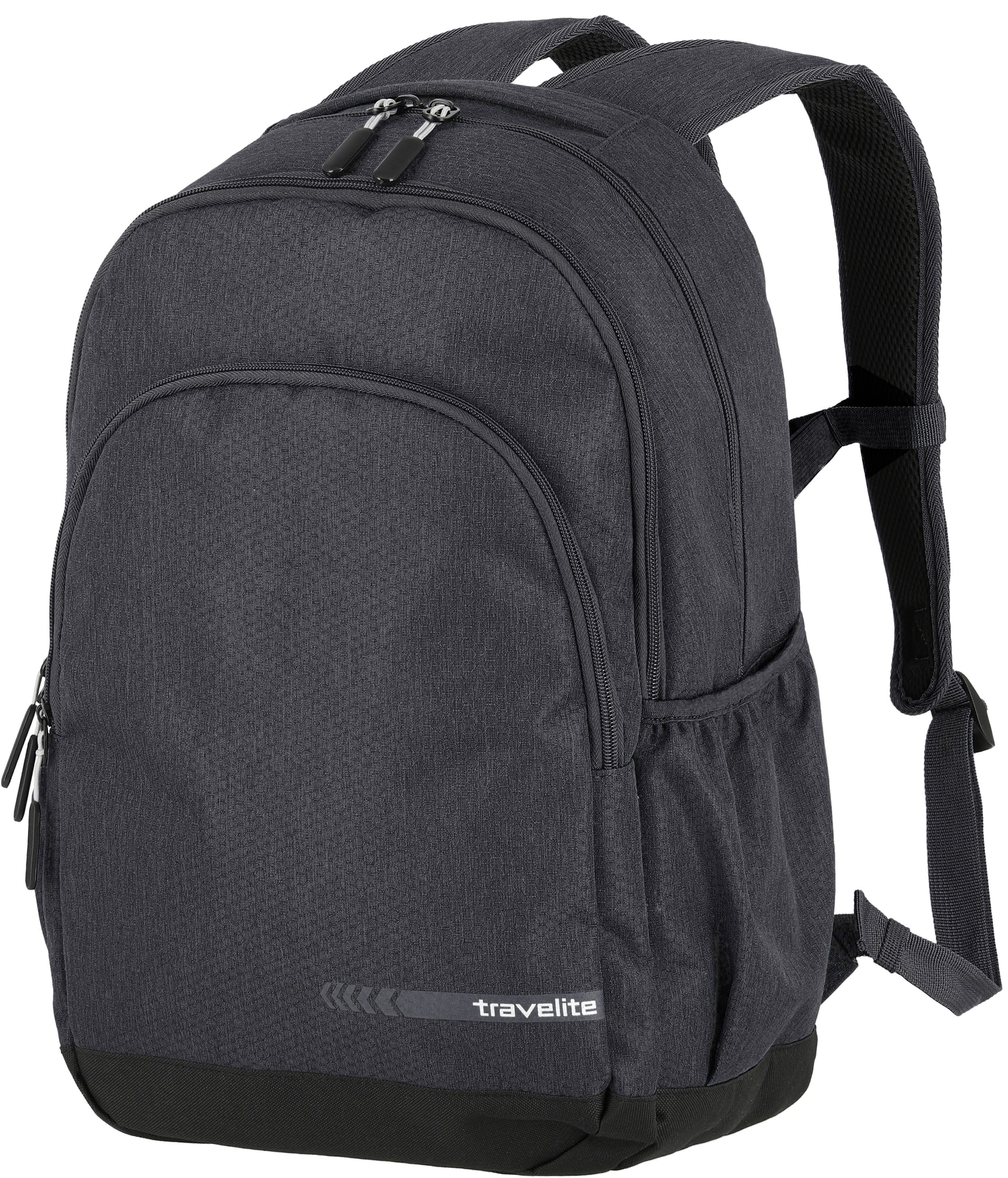 mit travelite Off 45 cm, L, Laptoprucksack Laptopfach 15,6-Zoll Kick anthrazit,