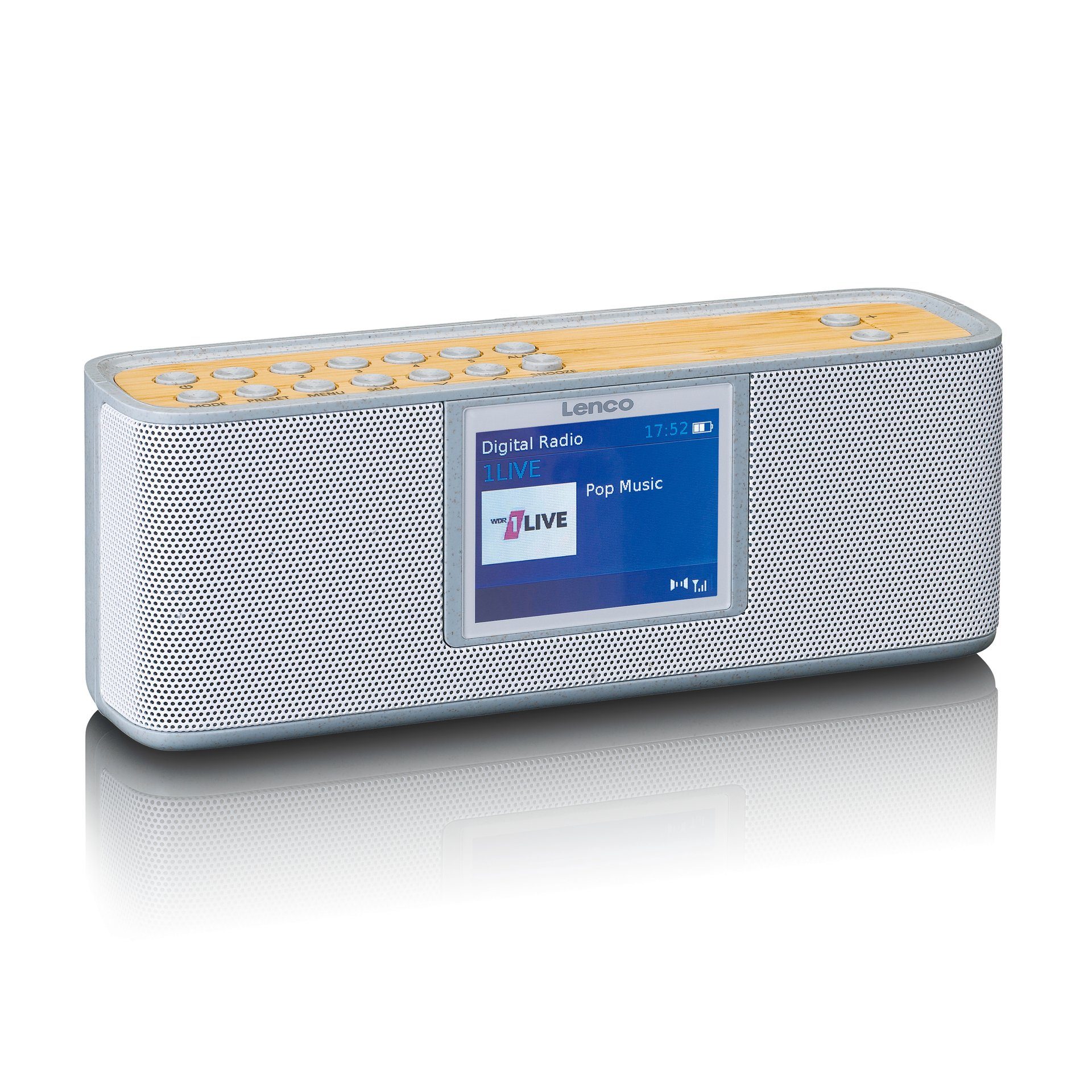 Digitalradio PDR-046GY (DAB) - DAB+/FM Lenco Radio (Digitalradio (DAB)