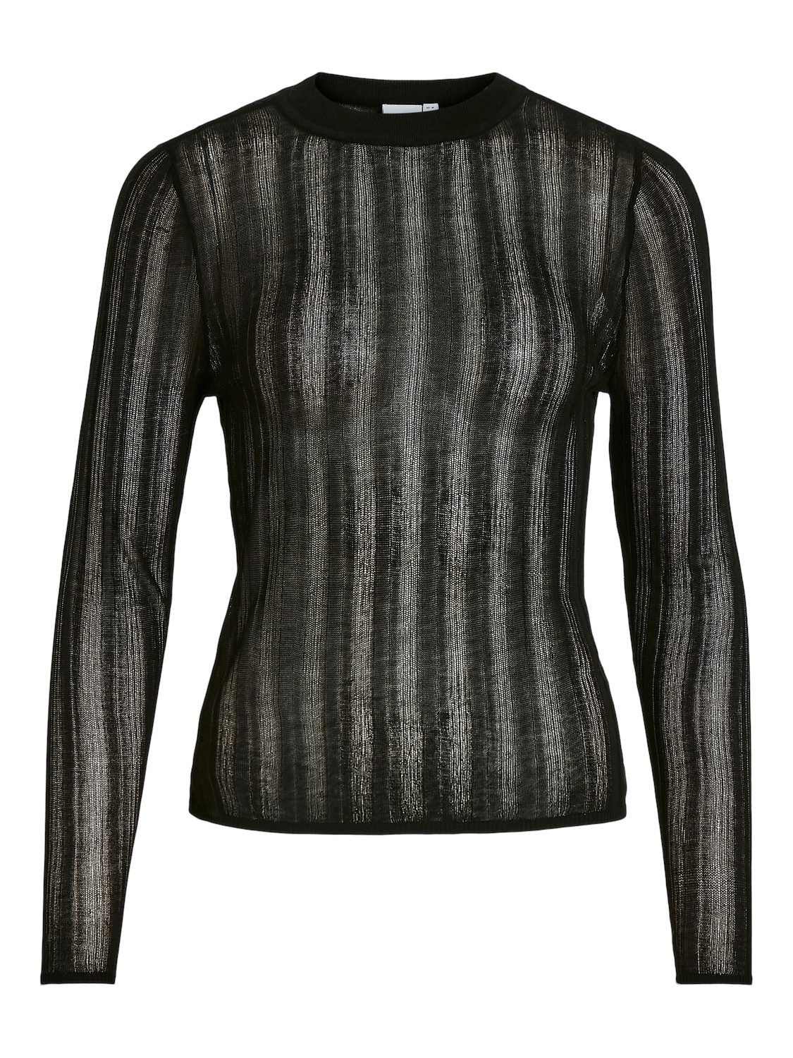 Vila Longpullover Oberteil U-Boot-Ausschnitt langärmelig VILMENTA L/S KNIT TOP/R