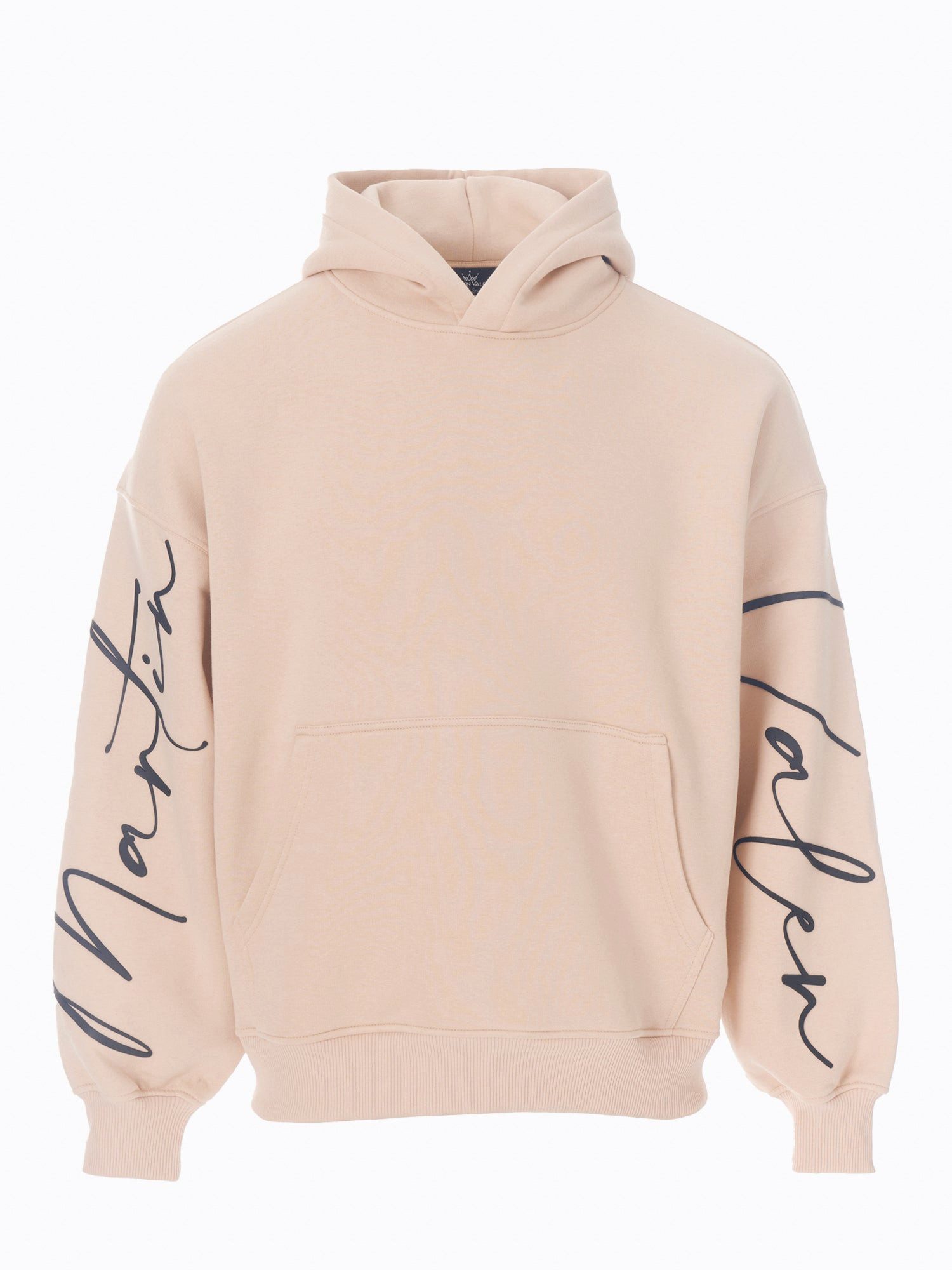 Kapuzensweatshirt Großer Kapuzenpullover von Martin Valen - Beige Sweatshirt
