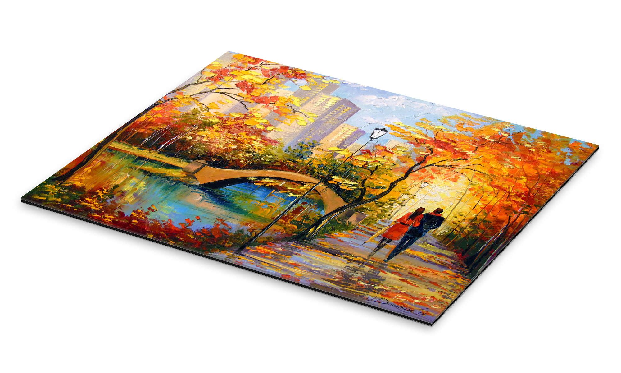 Posterlounge Poster Olha Darchuk, Herbst-Spaziergang in günstig online kaufen