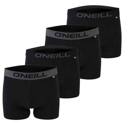 O'Neill Боксерские мужские трусы, боксерки Men boxer O'Neill plain Multipack (4-St) mit Logo Webbund