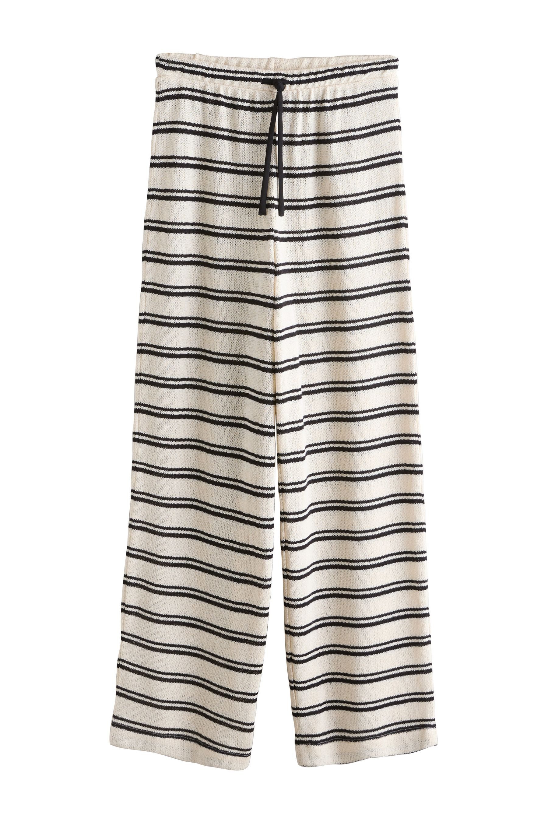 Next Palazzohose Hose mit weitem Bein im Strick-Look (1-tlg)