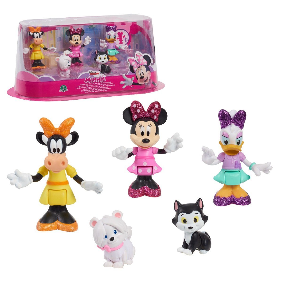 JustPlay Spielfigur Disney Junior Minnie Mouse Sammelfigurenset, 5-tlg.